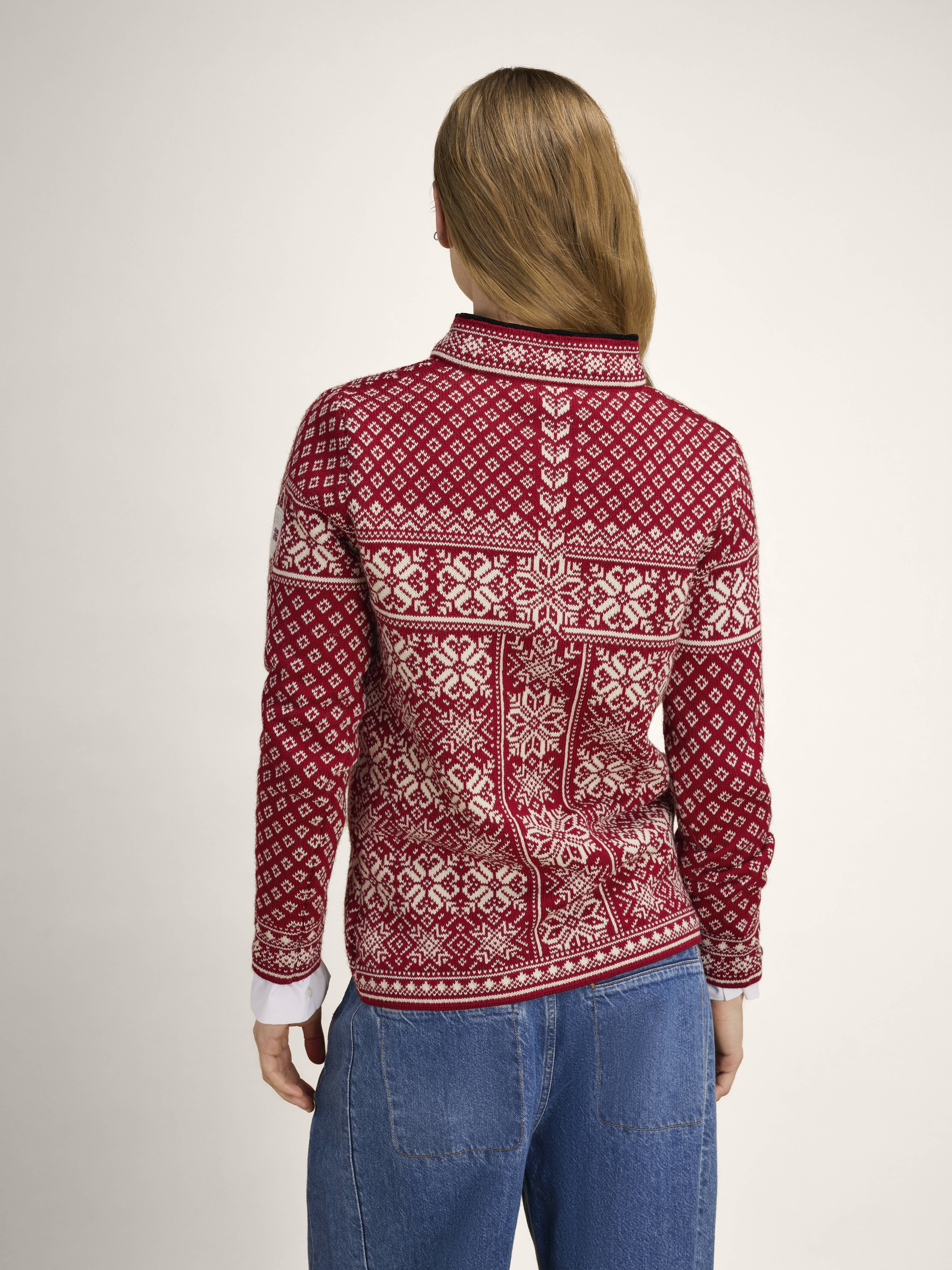 Peace Women’s Knit Sweater  red