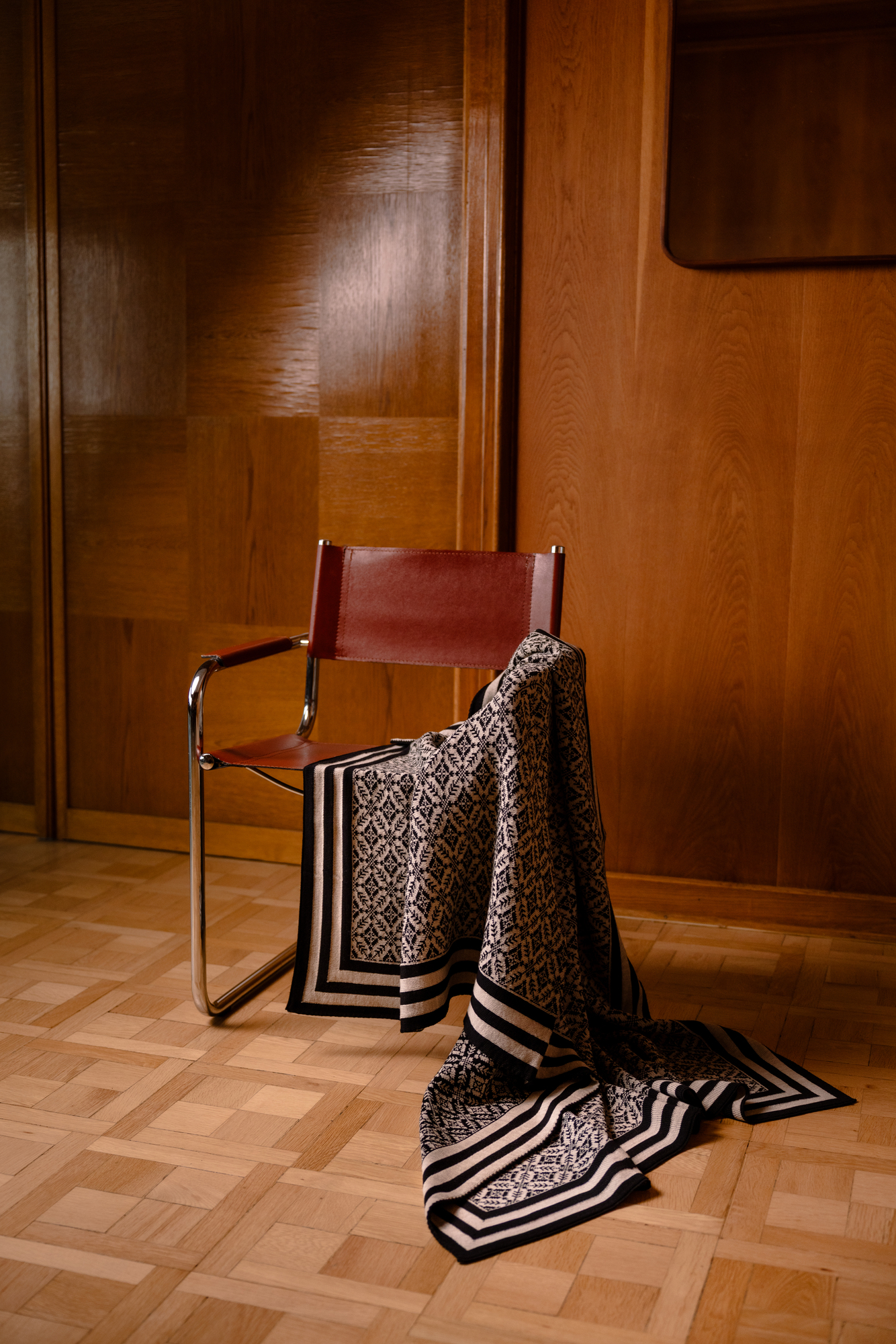 Frogner Merino Wool Blanket Black Sand