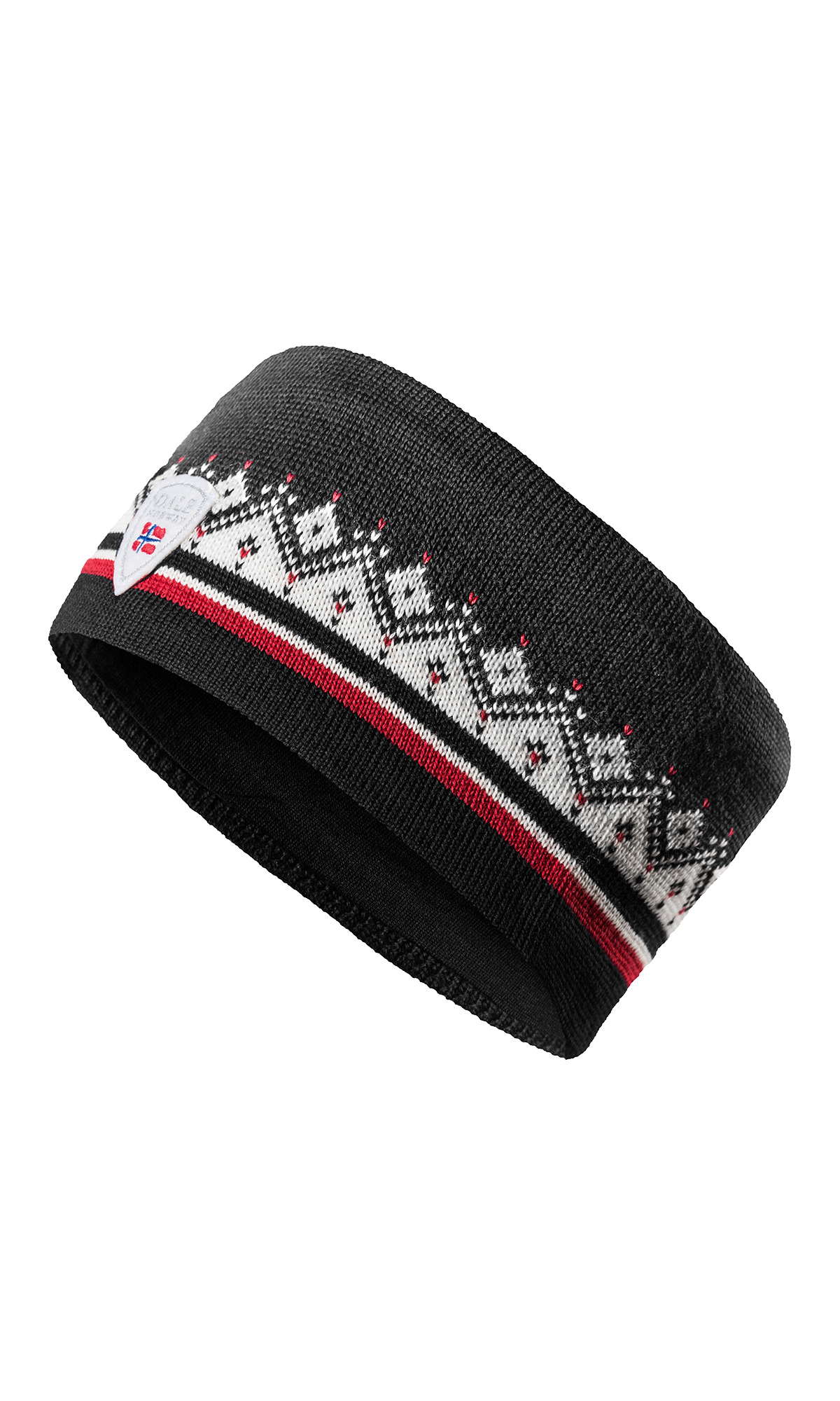 Moritz Headband - Merino Wool Darkcharcoal Raspberry O