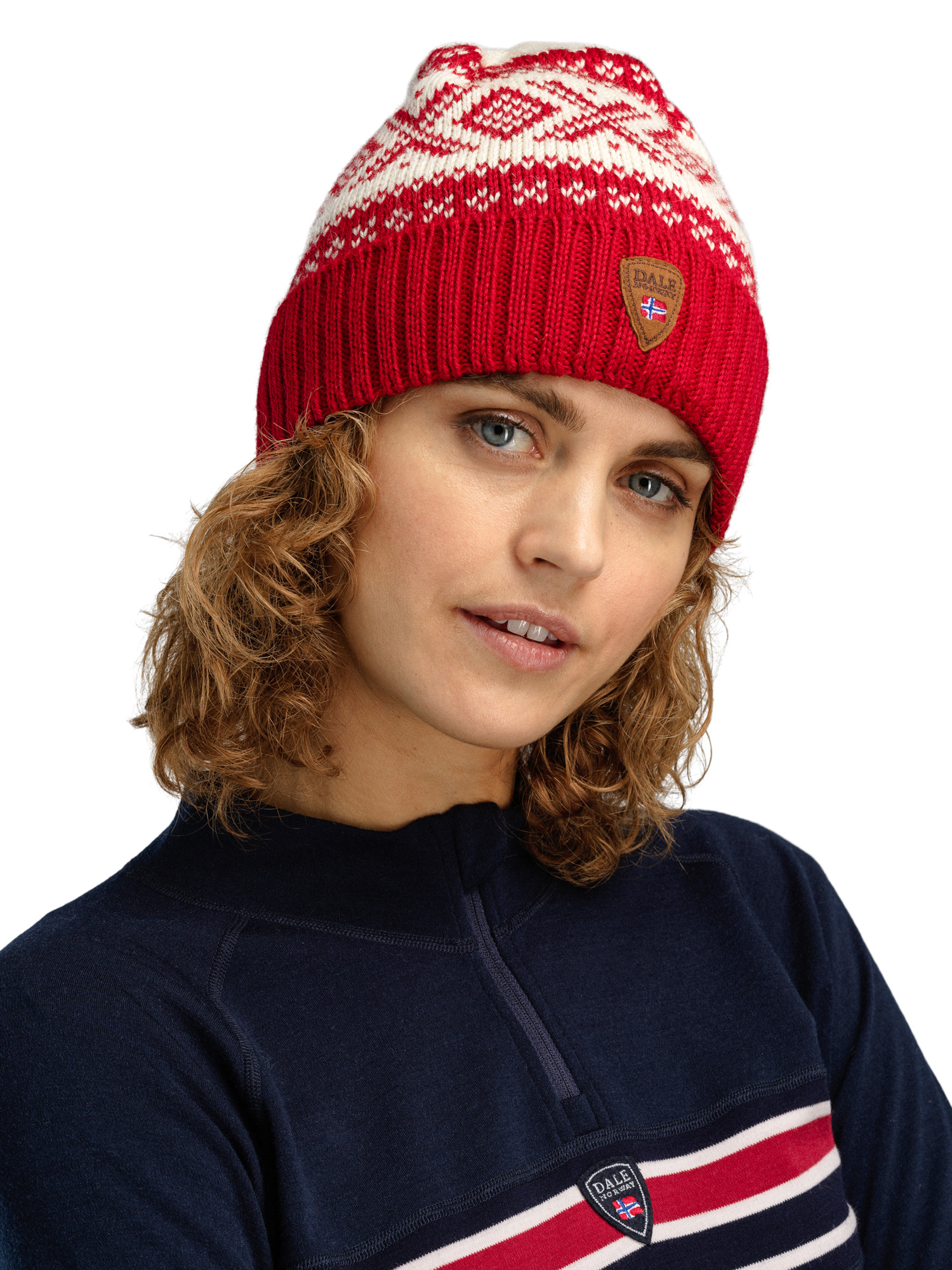 Cortina 1956 Hat - Norwegian Wool Red White