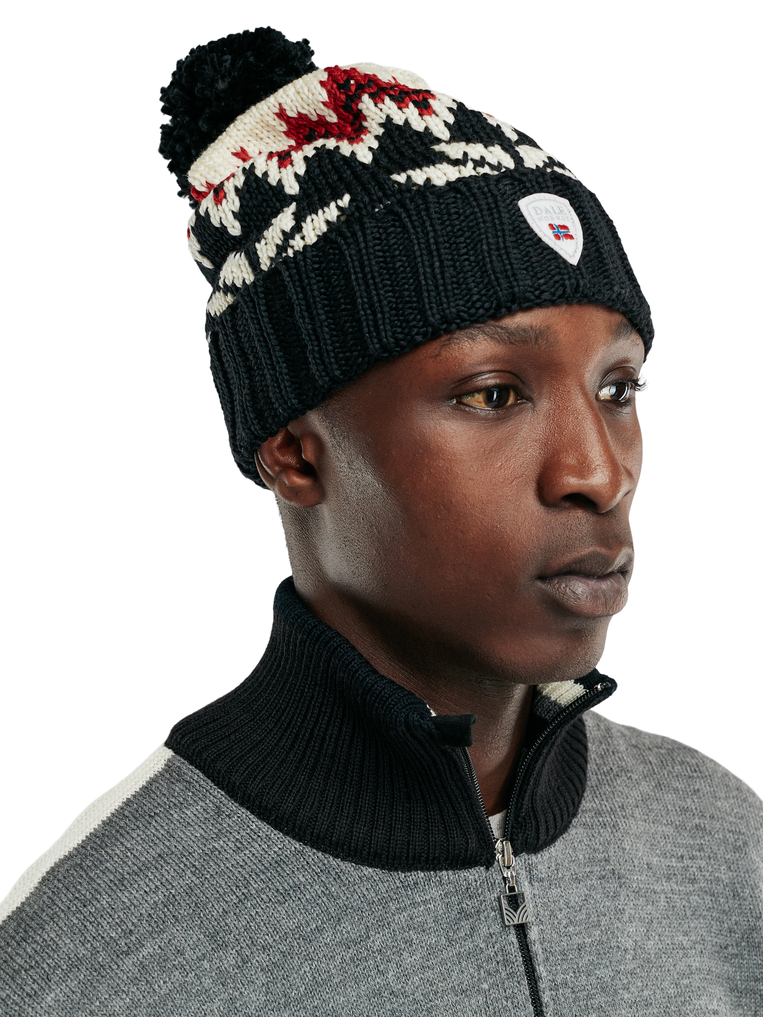 Dale of Norway DALE of NORWAY Olympics 100% Merino Wool BOBBLE HAT Unisex MADE in NORWAY 7054880375331 