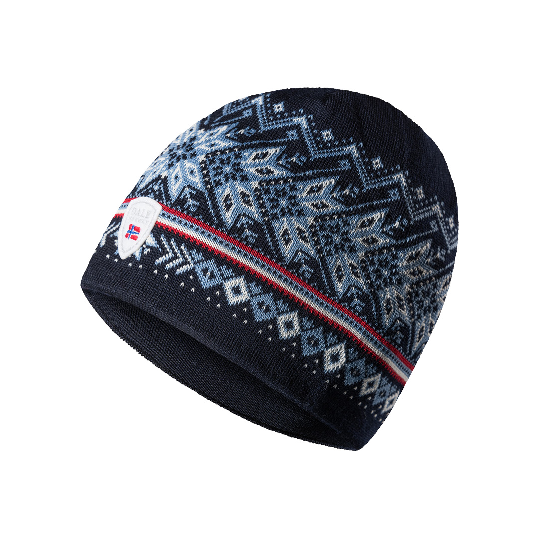 Made in Norway DALE OF NORWAY Hovden Merino Wool Beanie Hat 