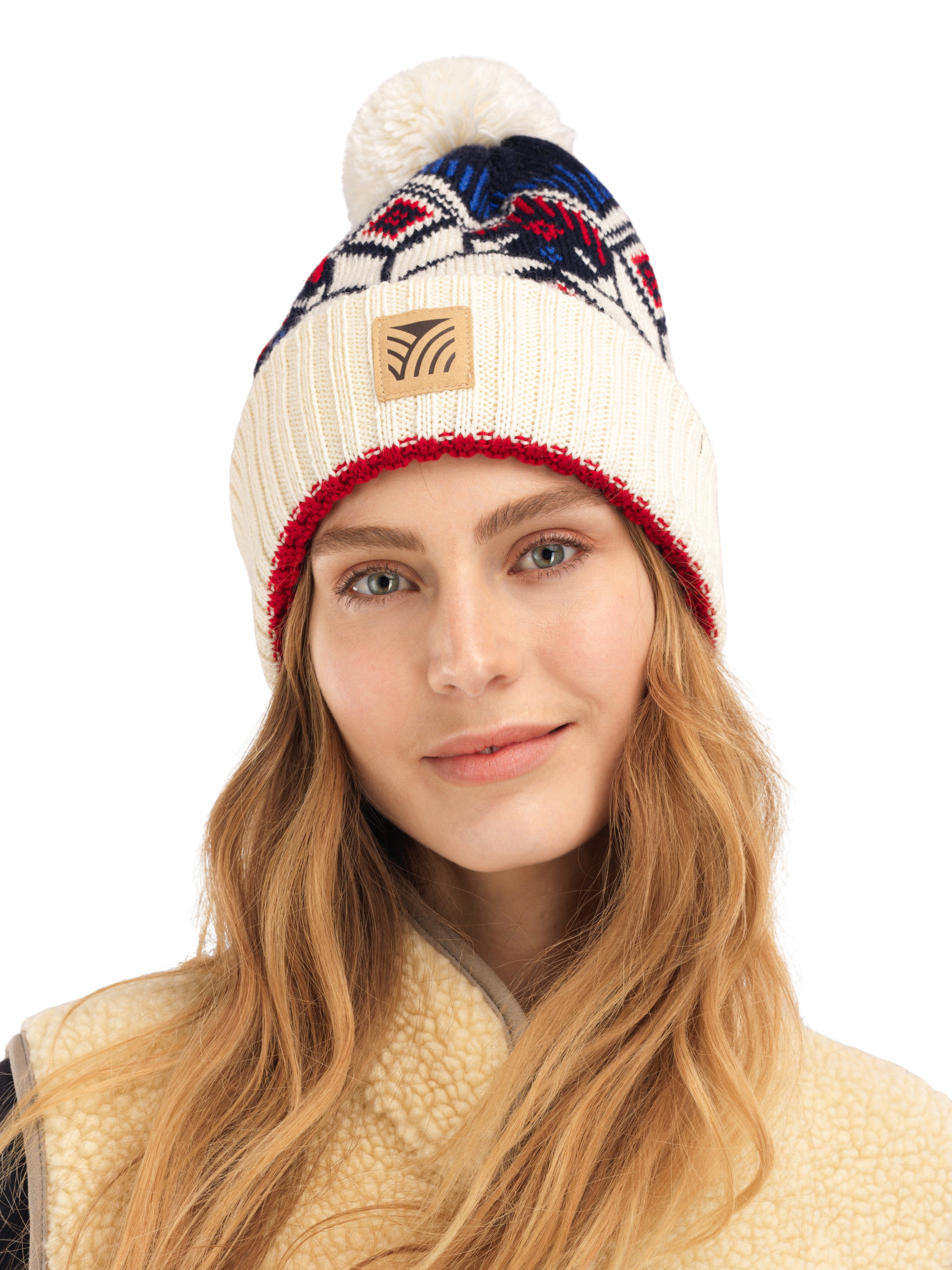 Vilja unisex wool hat  Navy