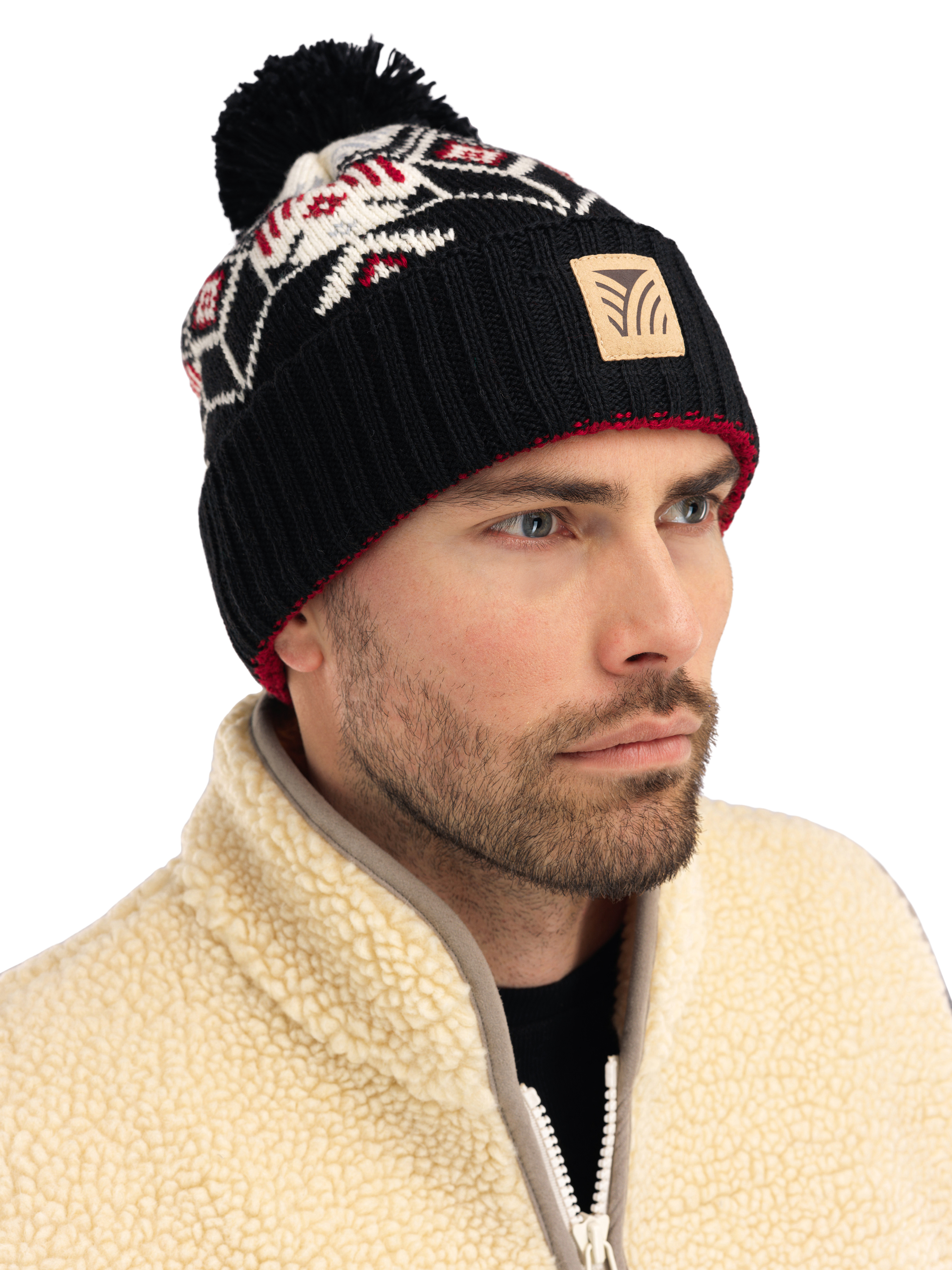 Vilja unisex wool hat  Black