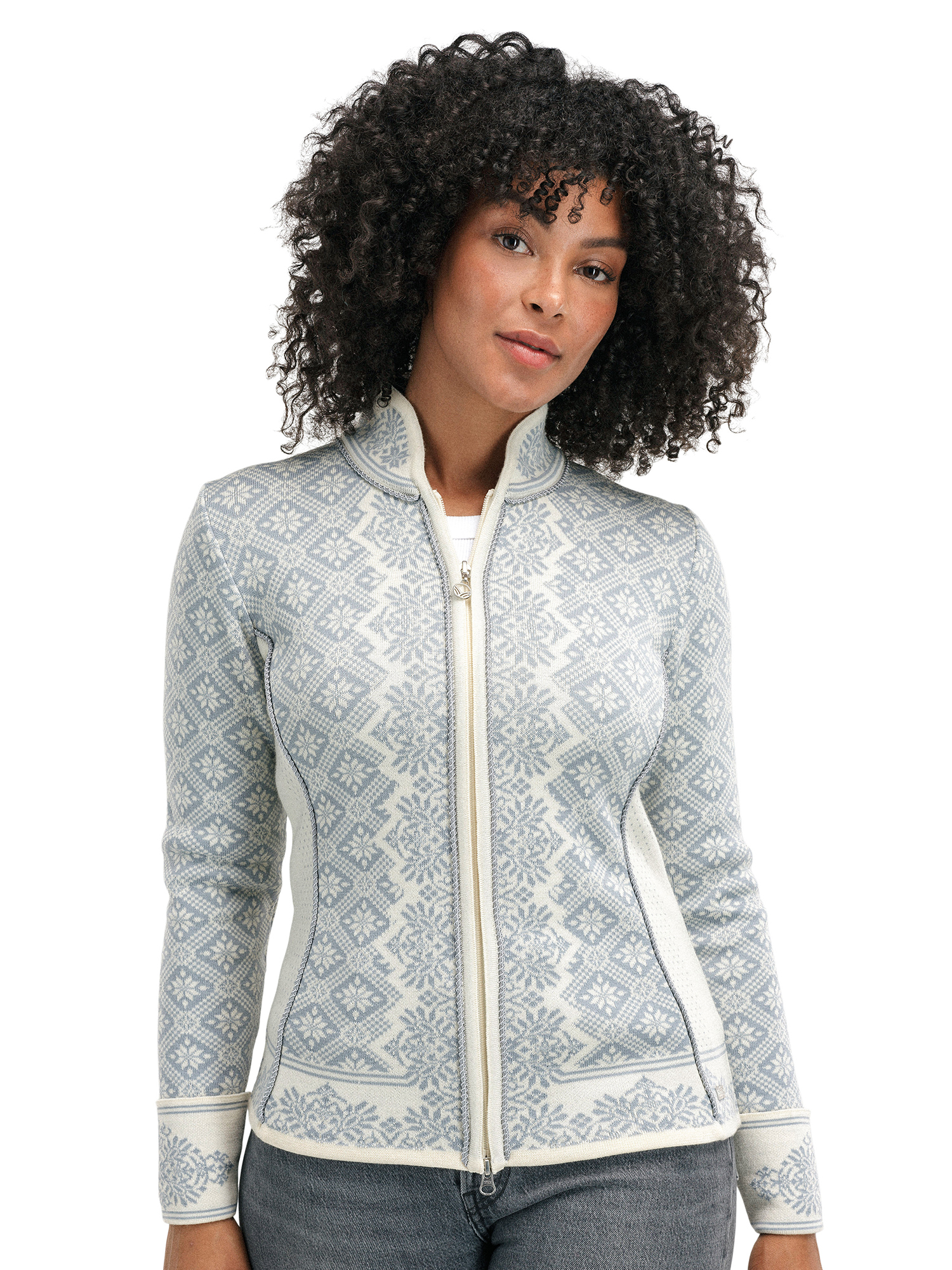 Christiania Jacket Women Offwhite Blue Dale of Norway Dale