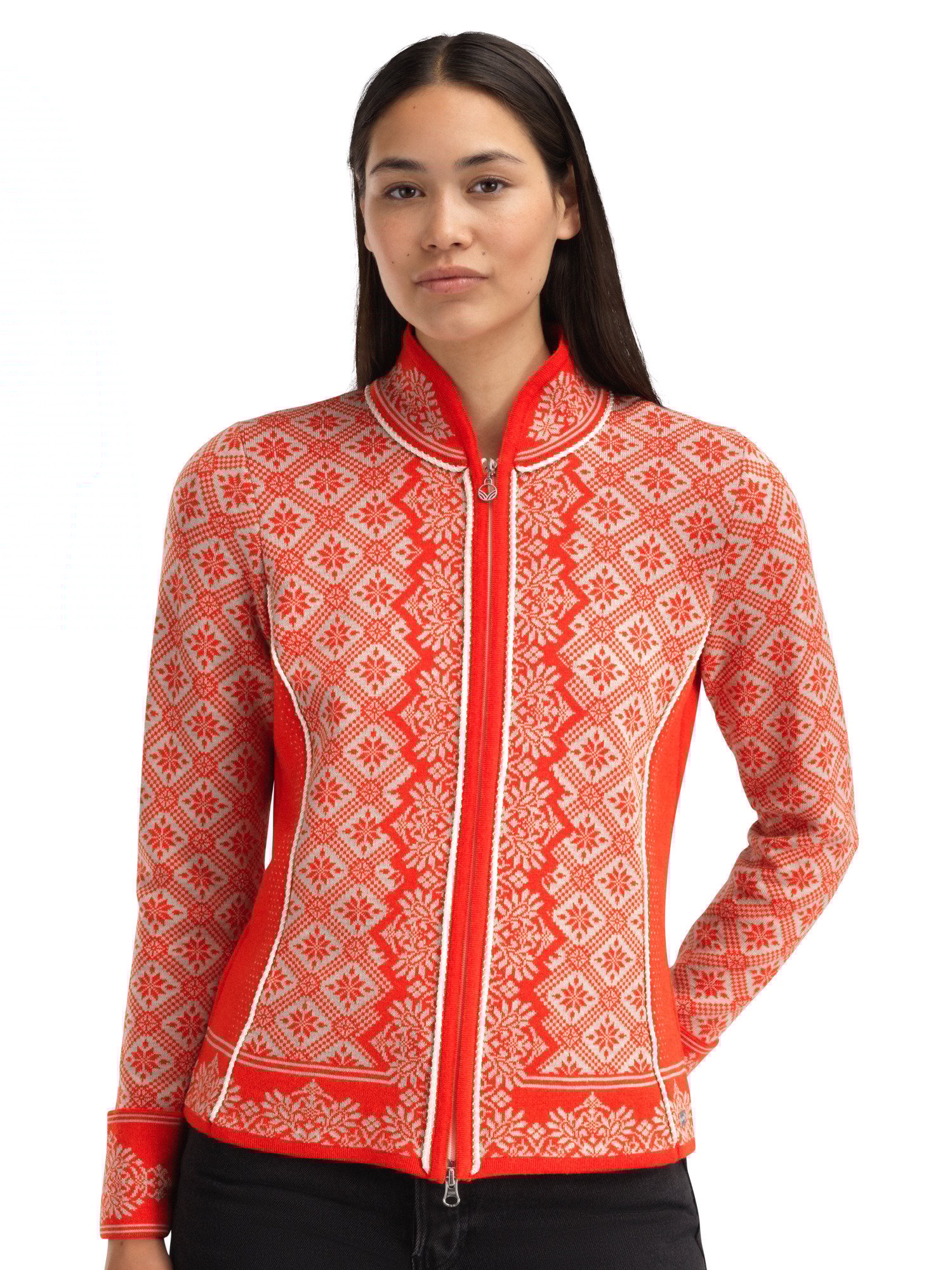 Christiania Women's Jacket - Merino Wool Roth red Sand