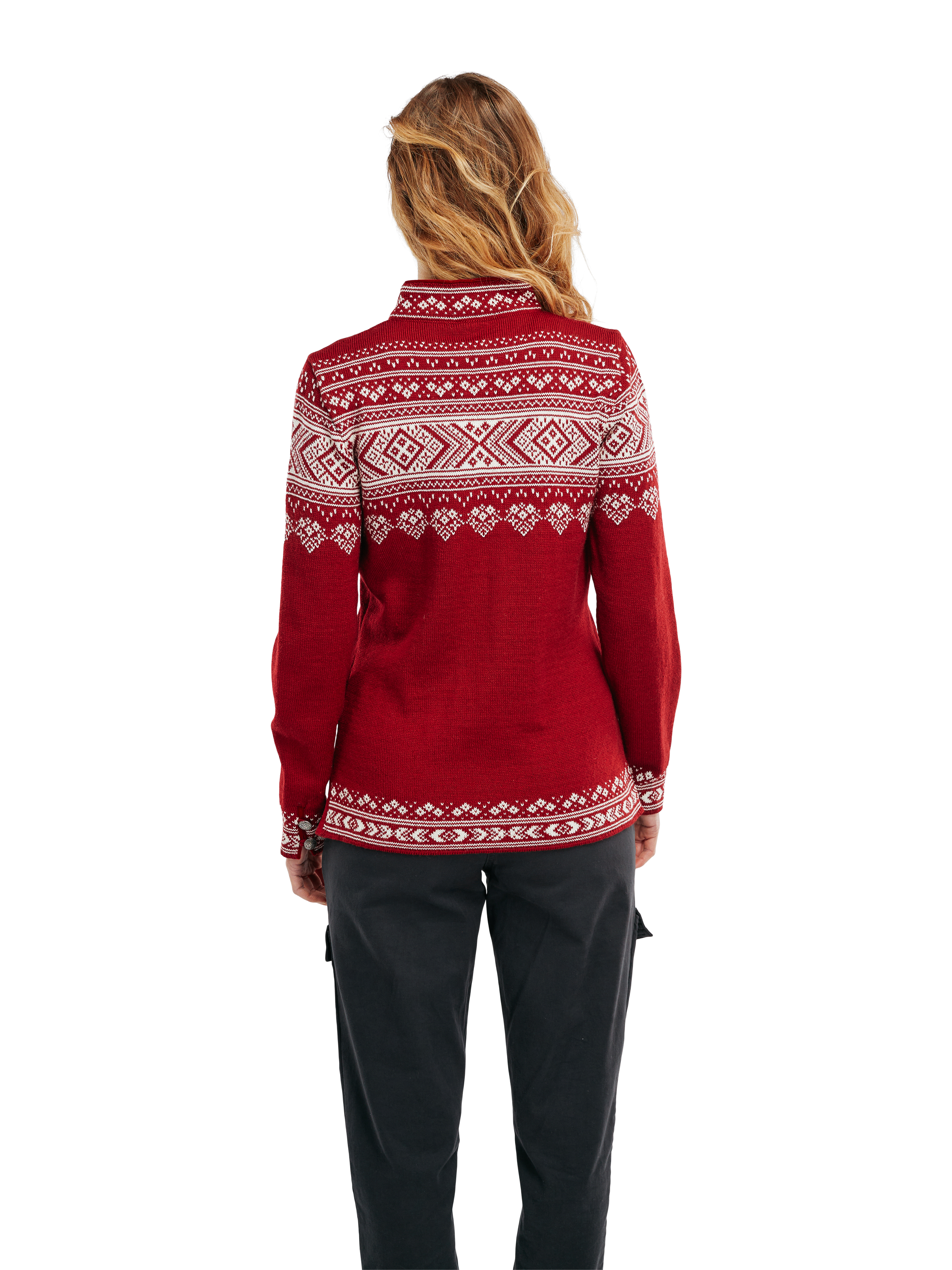 Viking Ragnhild  Red Offwhite