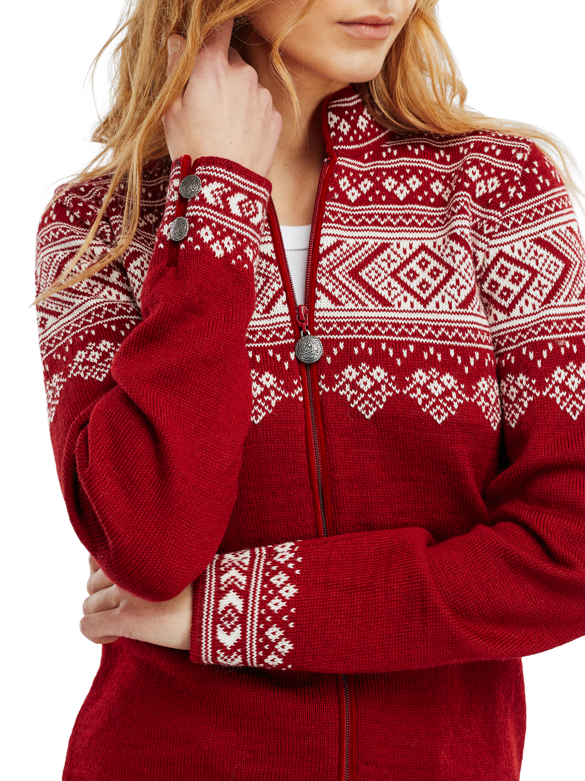 Viking Ragnhild  Red Offwhite