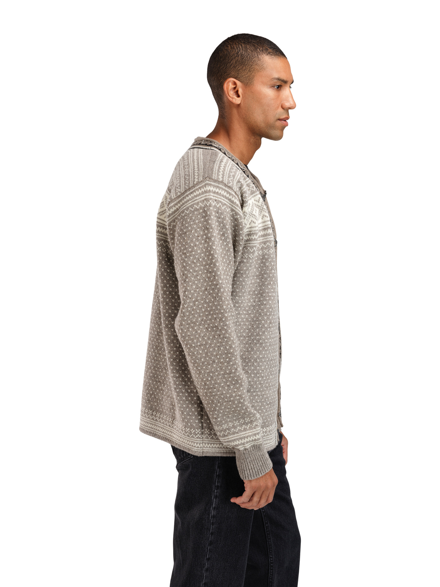 Setesdal Lusekofte Jacket - Norwegian Wool  Vanillasugar Naturalwhite