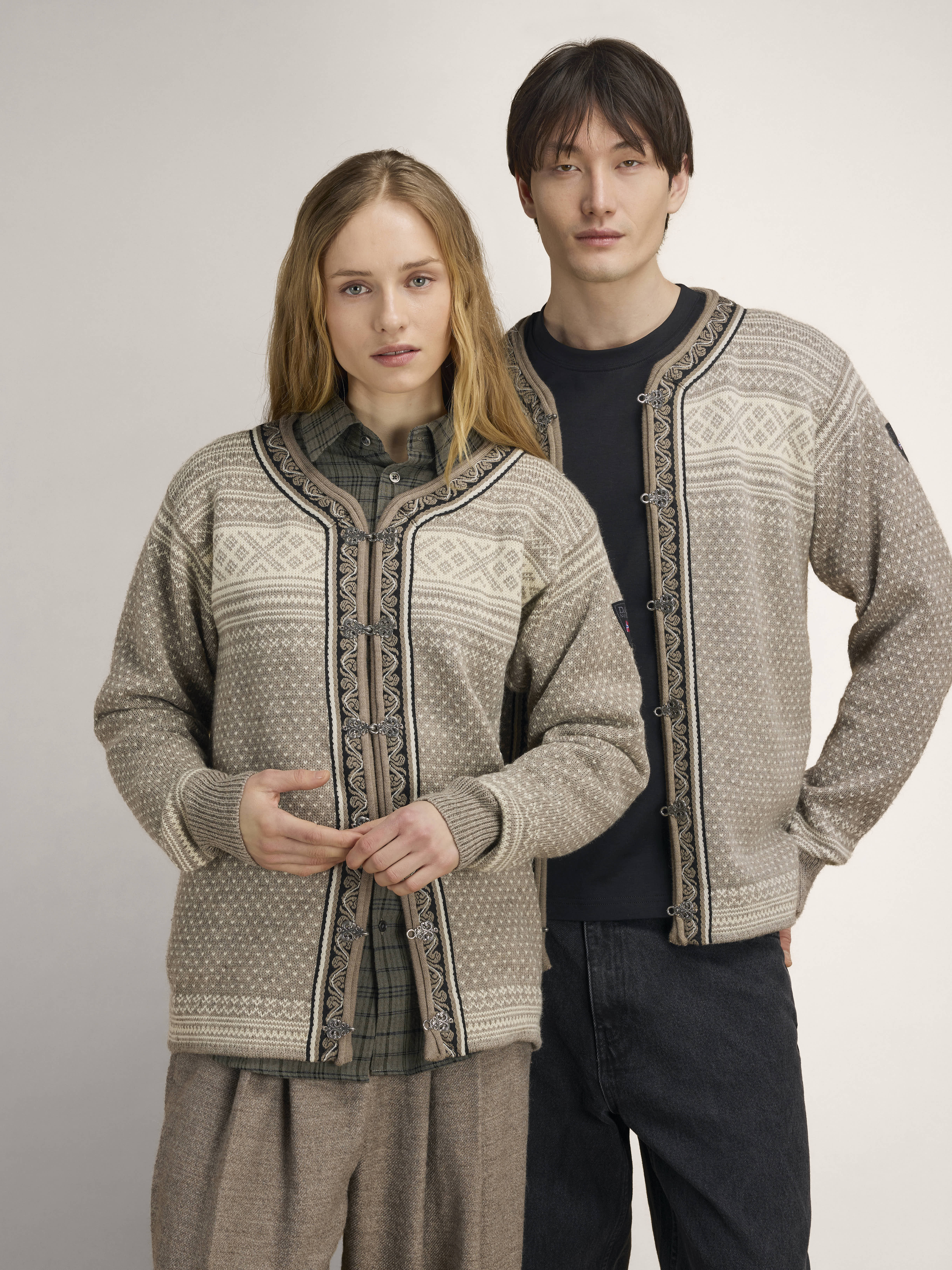 Setesdal Lusekofte Jacket Vanillasugar Naturalwhite