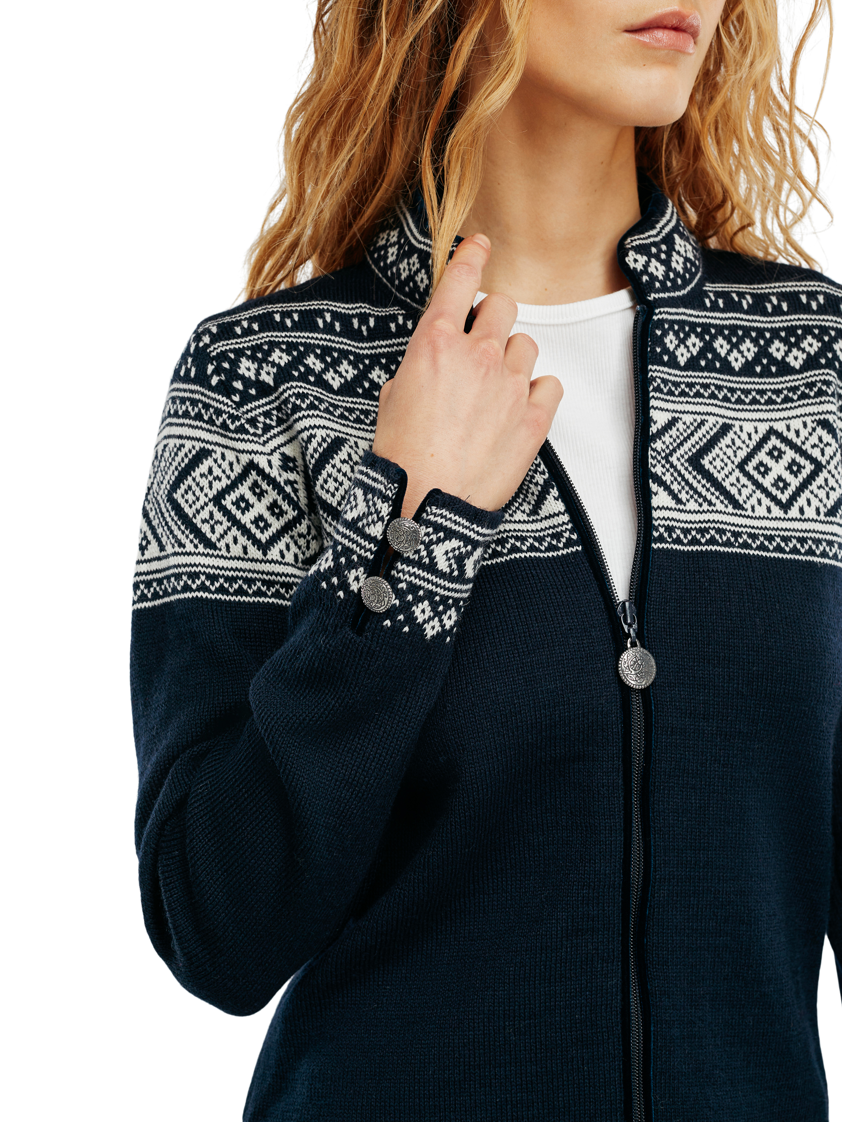 Viking Karine Marine Offwhite