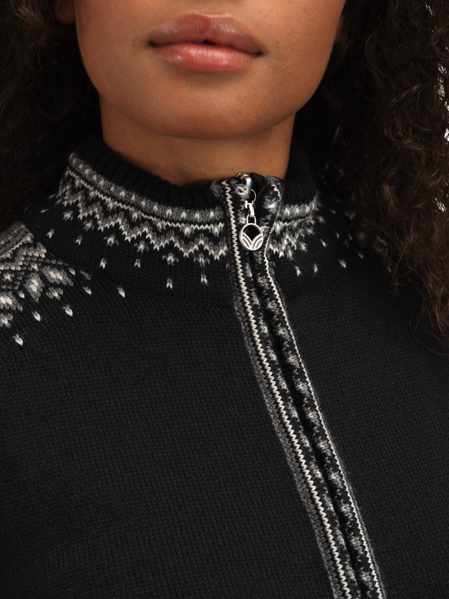 140th Anniversary Women’s Wool Jacket  Black Offwhite Smoke