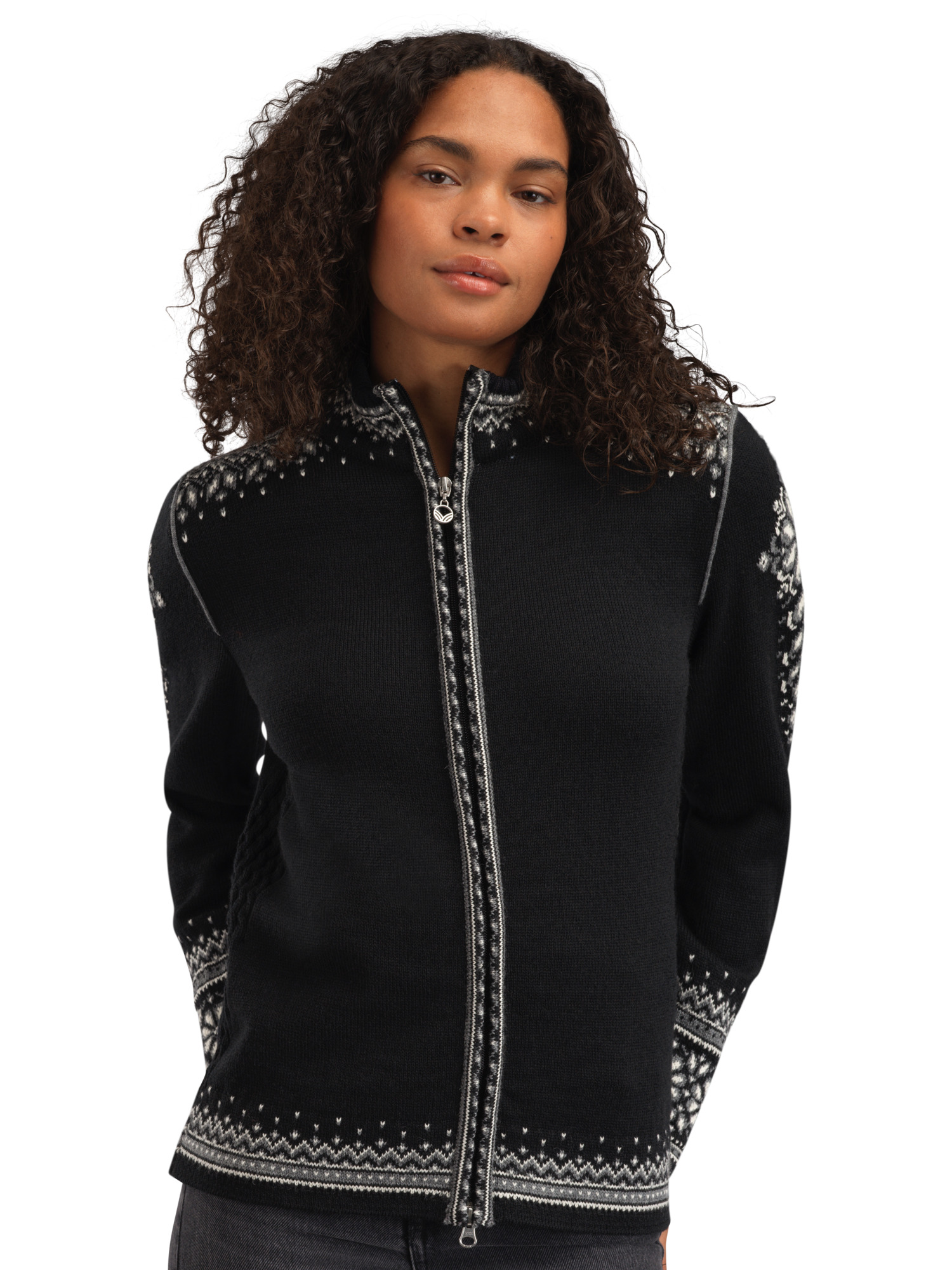 140th Anniversary Women’s Wool Jacket  Black Offwhite Smoke