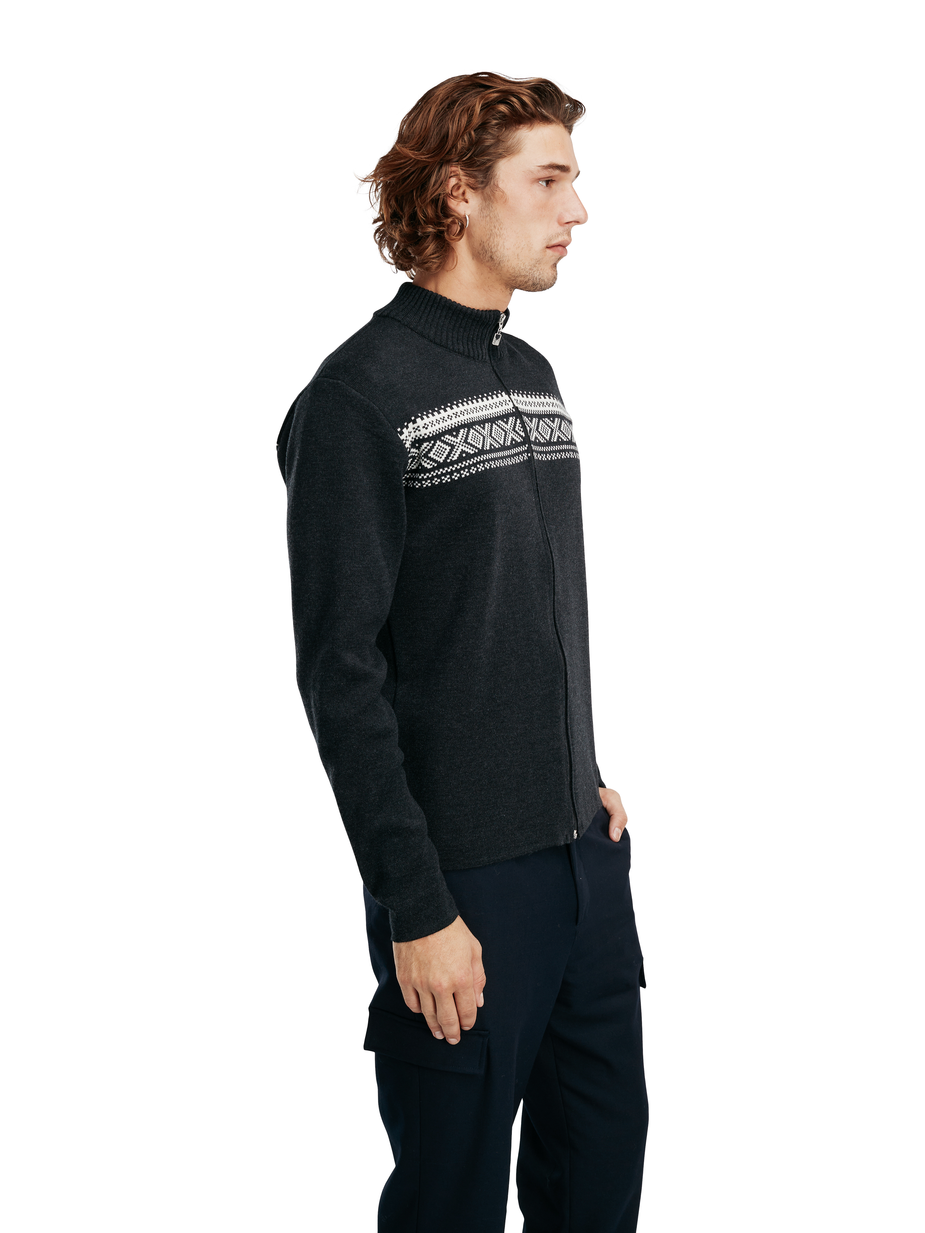 Dalestølen men's jacket Darkcharcoal Offwhite