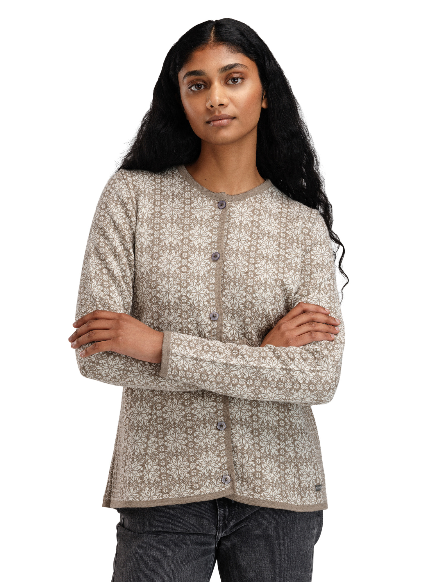 Othelie Women's Jacket - Merino Wool Mountainstone Offwhite Mt.s