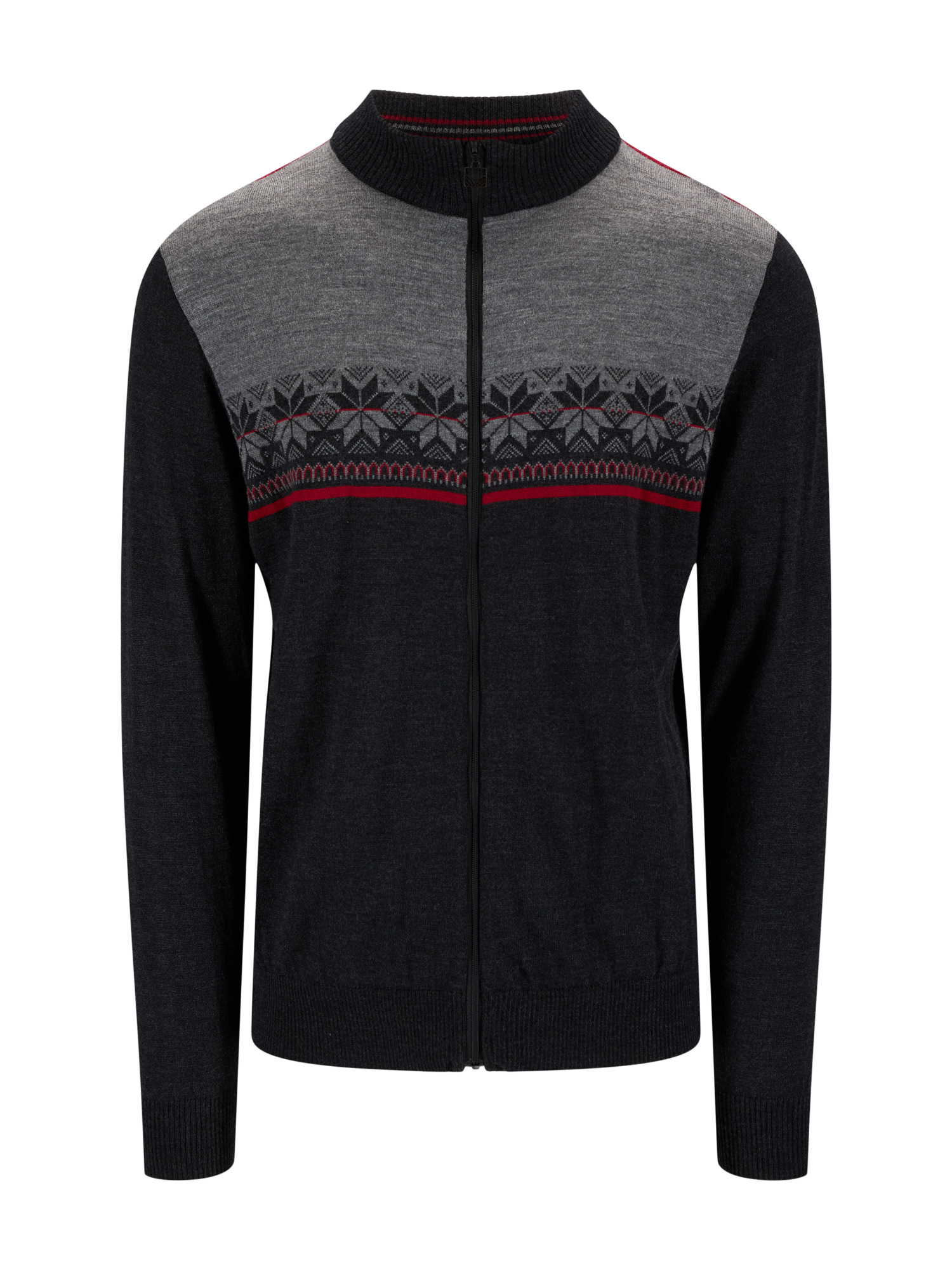 Liberg Men's Jacket - Merino wool Dark Charcoal Smoke Redrose