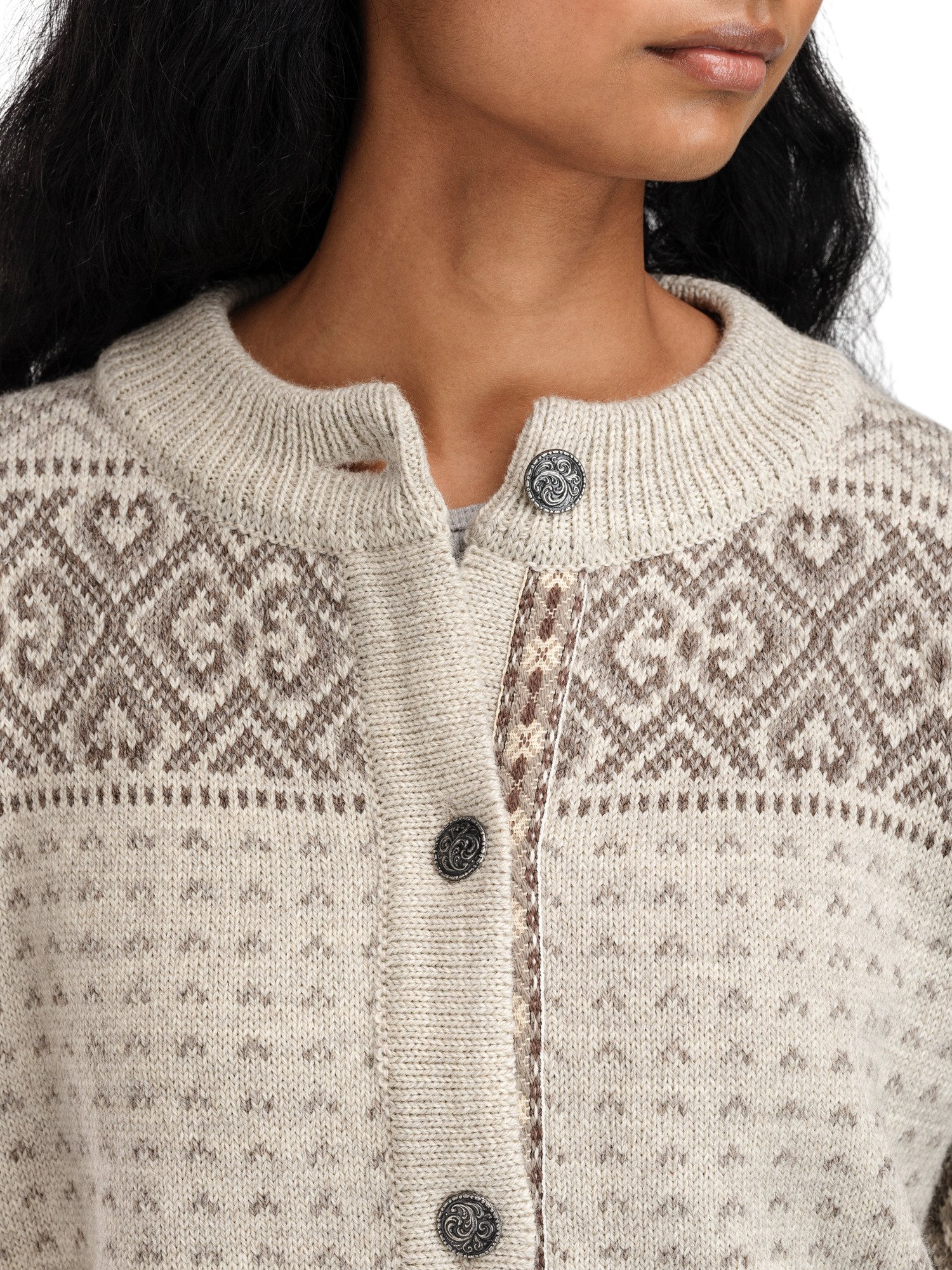 Hannah Women's Cardigan Vanillasugar Nutmeg Birch