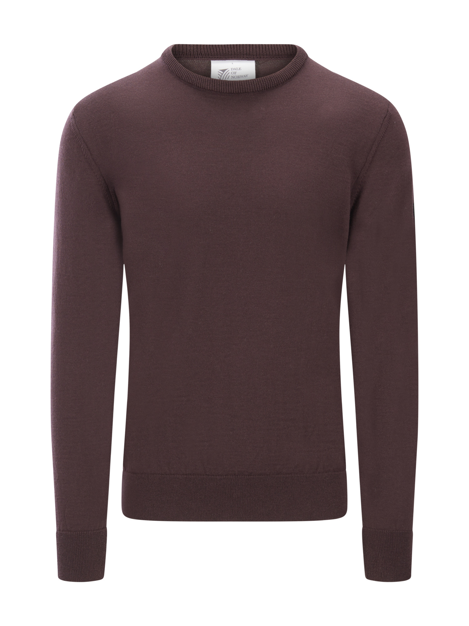 Magnus Men's Sweater - Merino Wool Aubergine