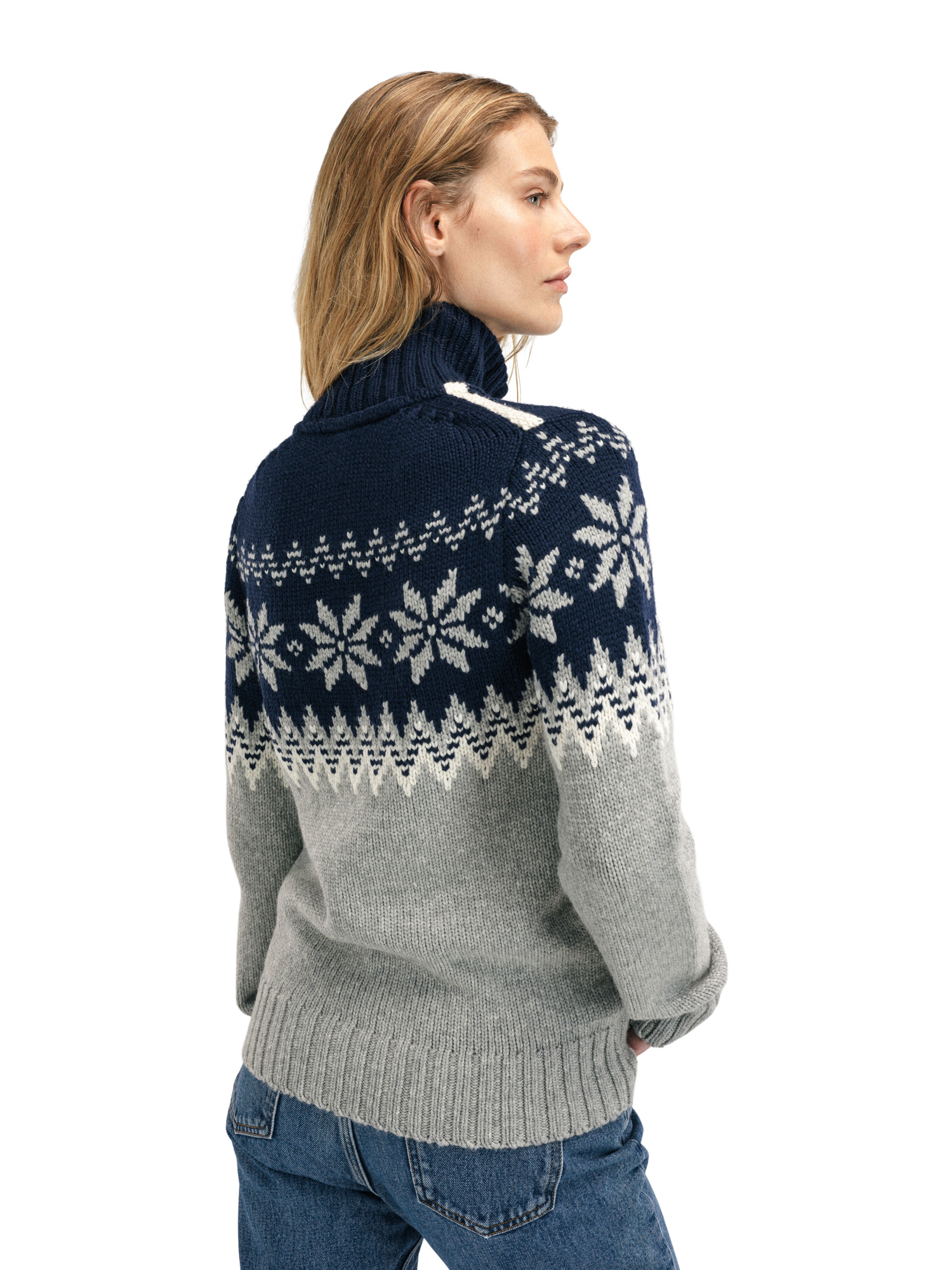 若者に人気のブランド Myking Fem Sweater Lightcharcoal Offwhite Navy - Dale of Norway トップス