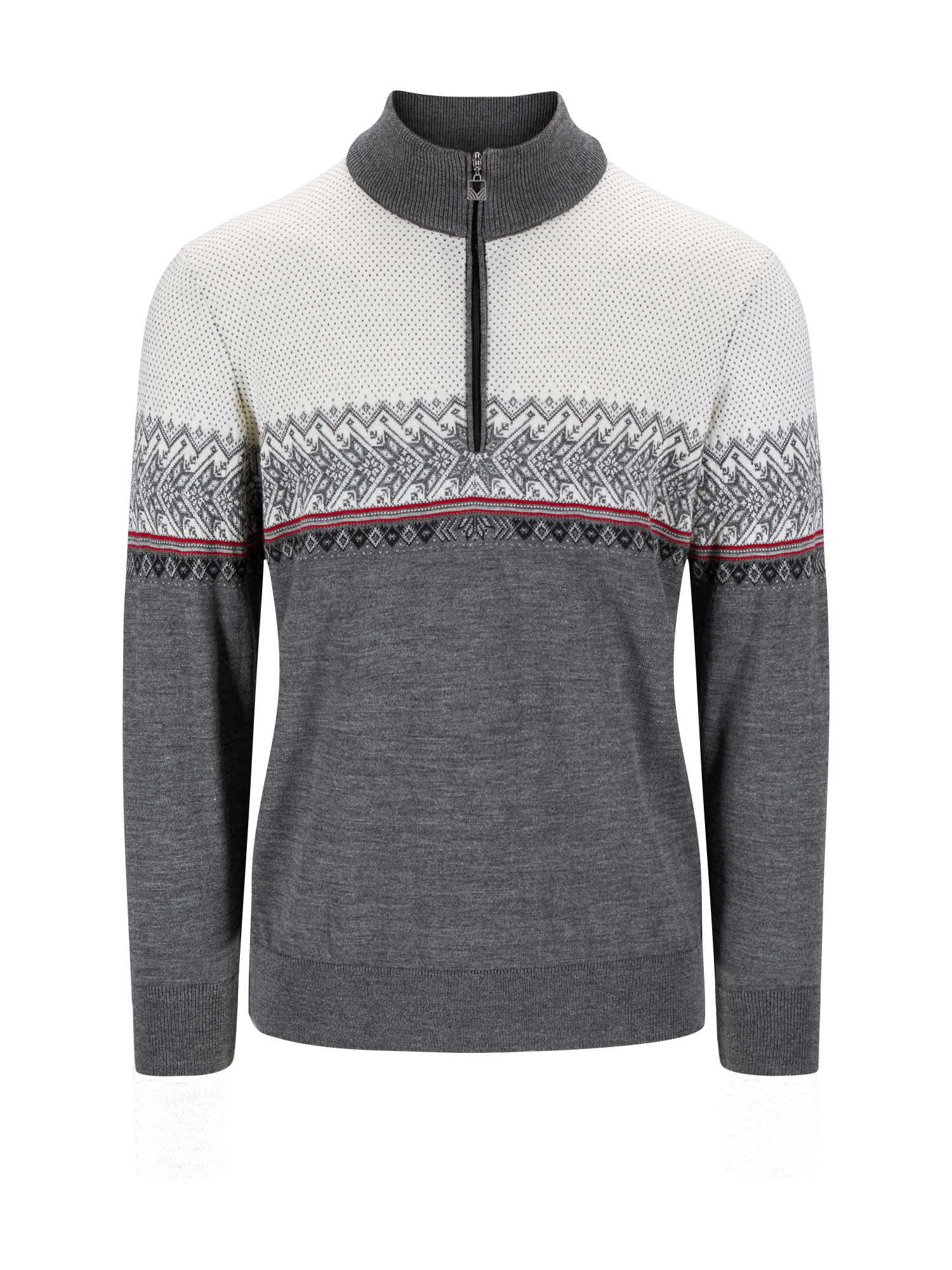 Hovden Men’s Sweater - Merino Wool Smoke Offwhite