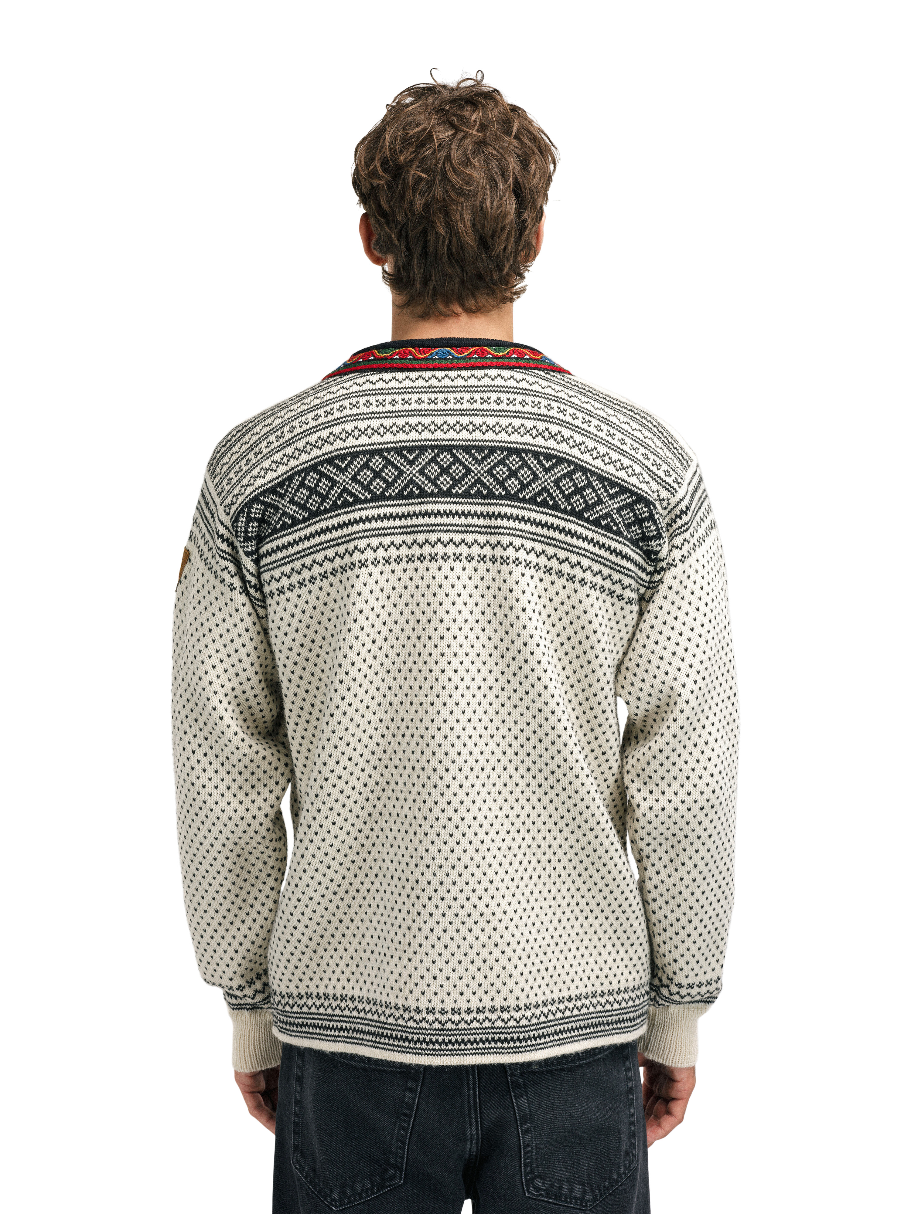 Setesdal Sweater Unisex Offwhite Black Dale of Norway Dale