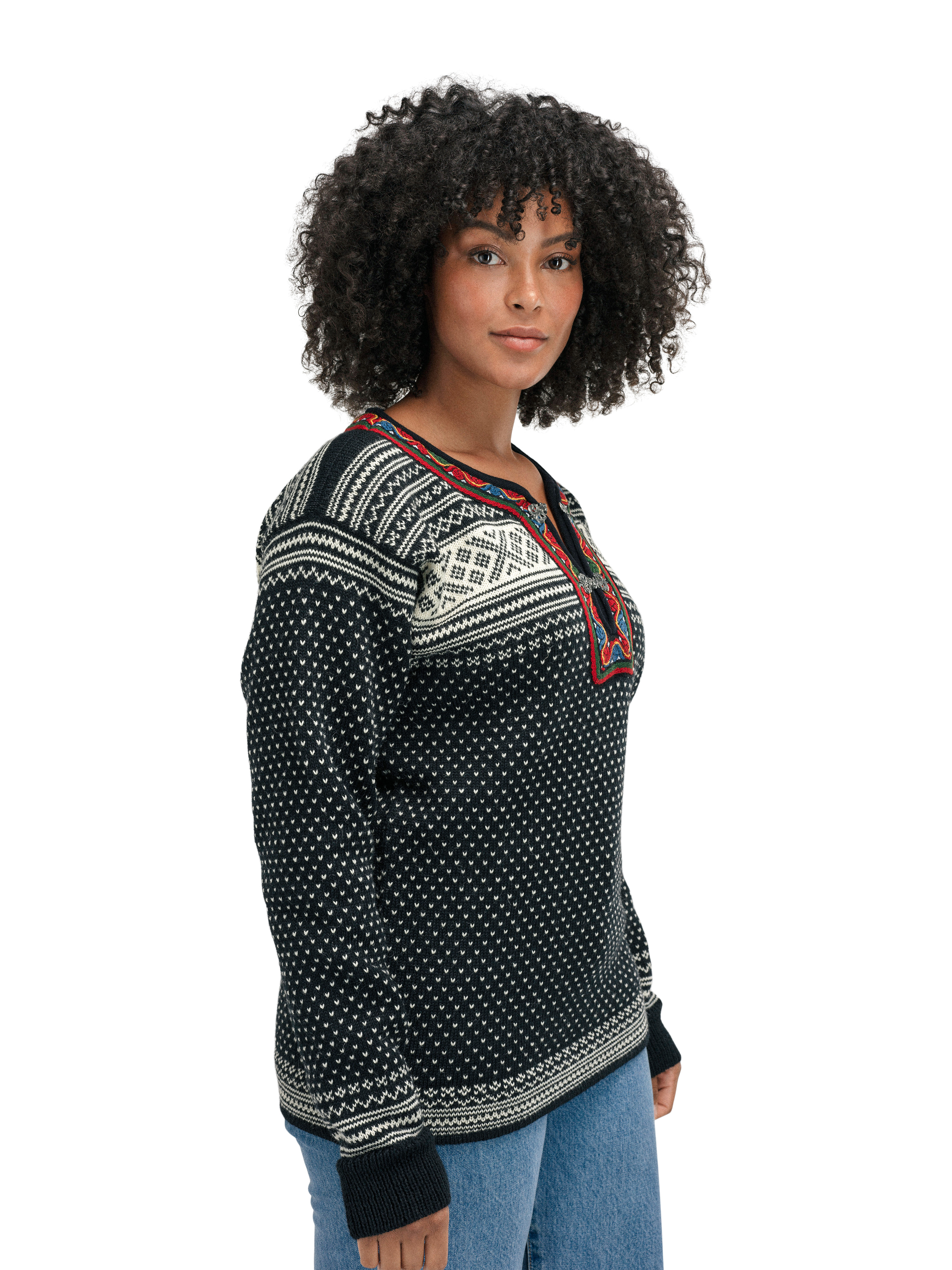 Setesdal Sweater Unisex Black Offwhite Dale of Norway Dale