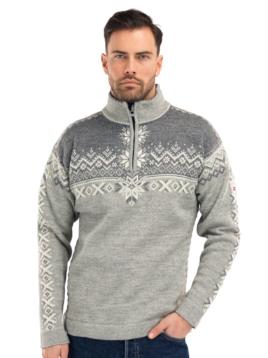 140th Anniversary Sweater - Men - Grey - Dale of Norway - Dale of Norway