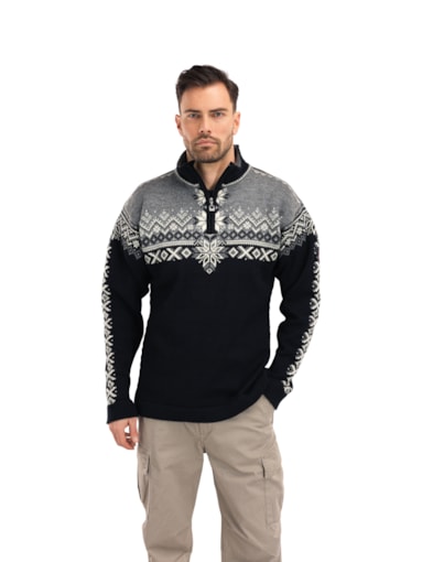 140th Anniversary Sweater - Men - Black - Dale of Norway - Dale of Norway