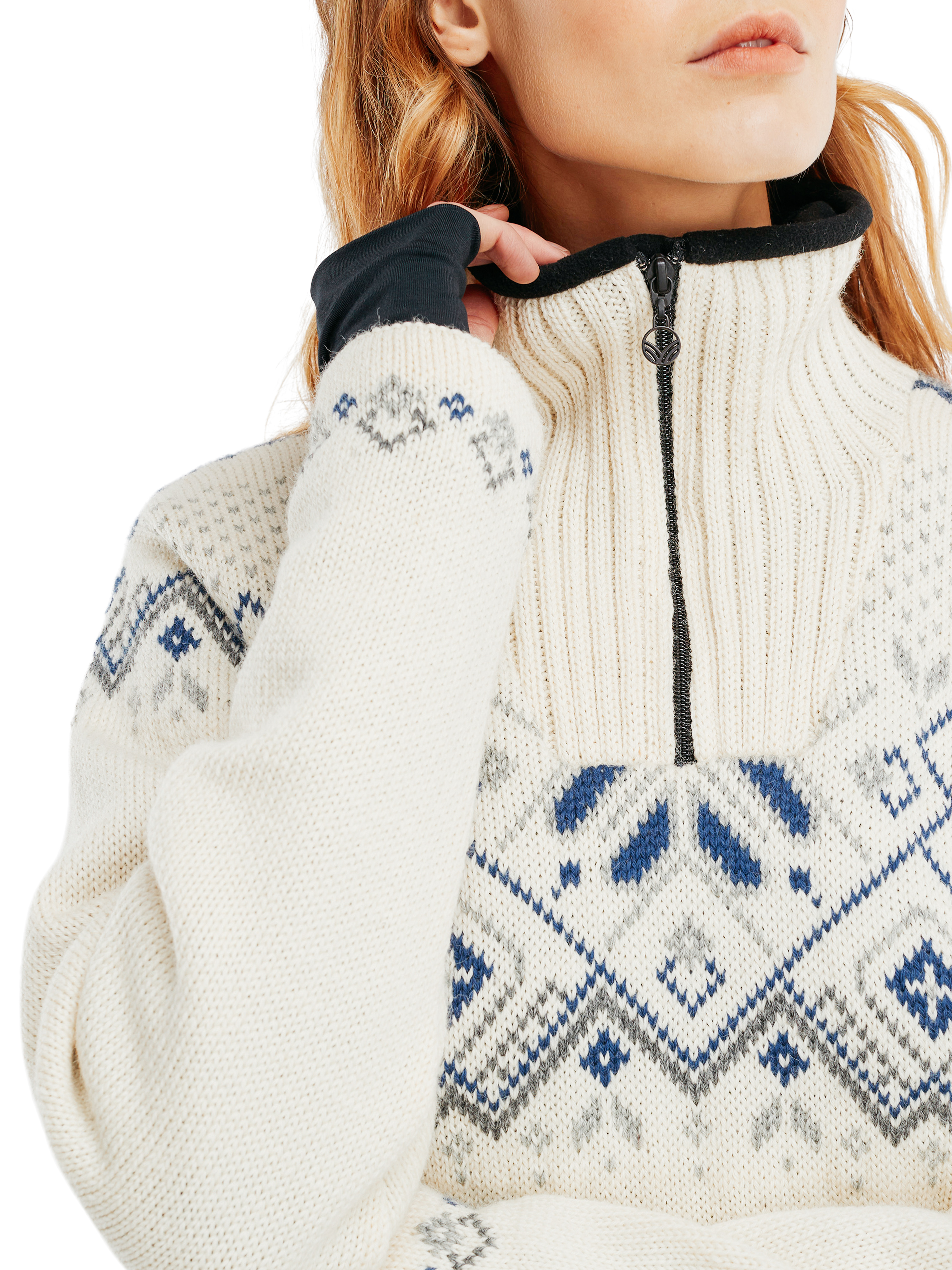 Fongen Weatherproof Sweater - Women - Offwhite - Dale of Norway
