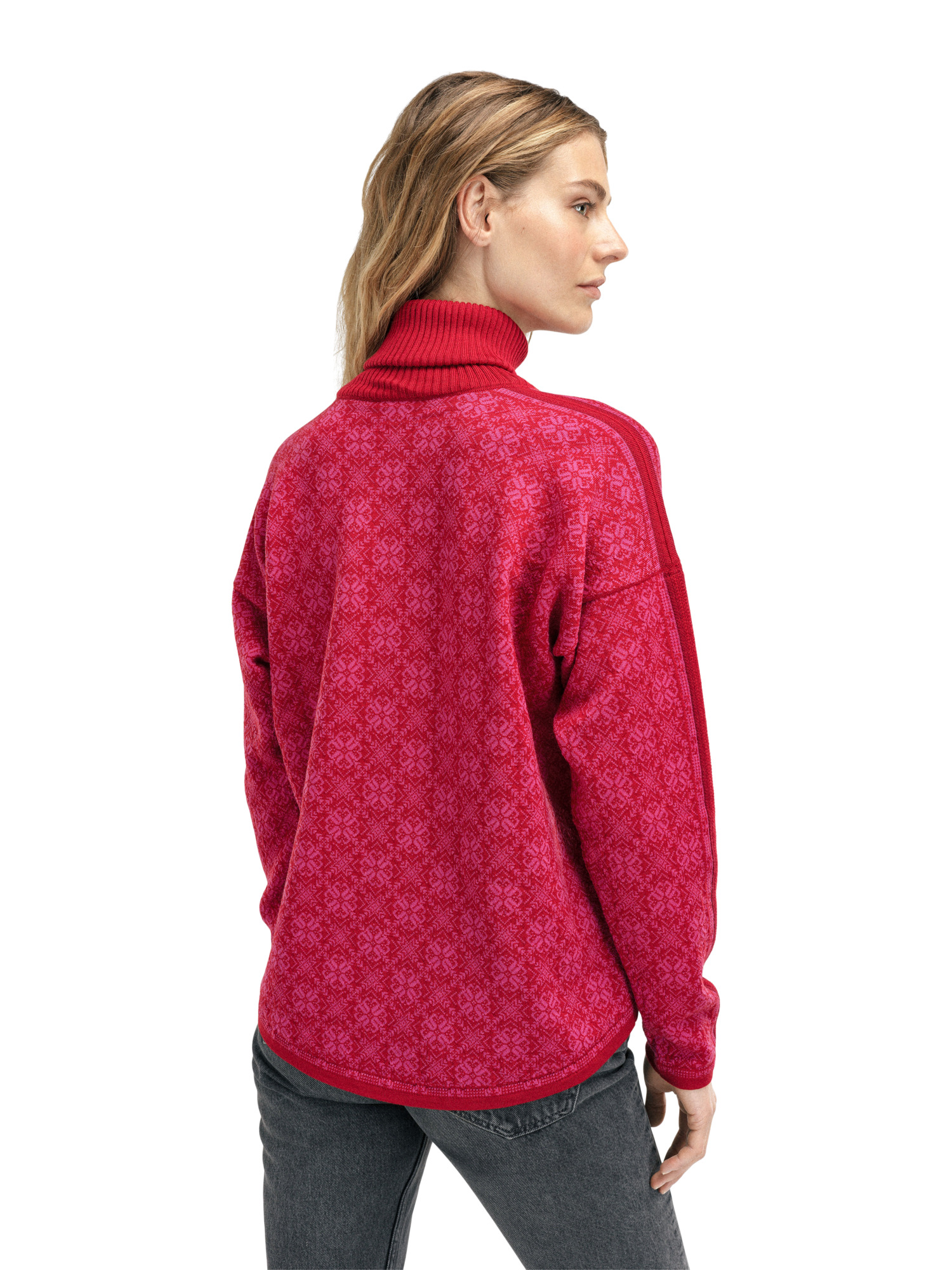 Firda Fem Sweater Raspberry Allium - Dale of Norway