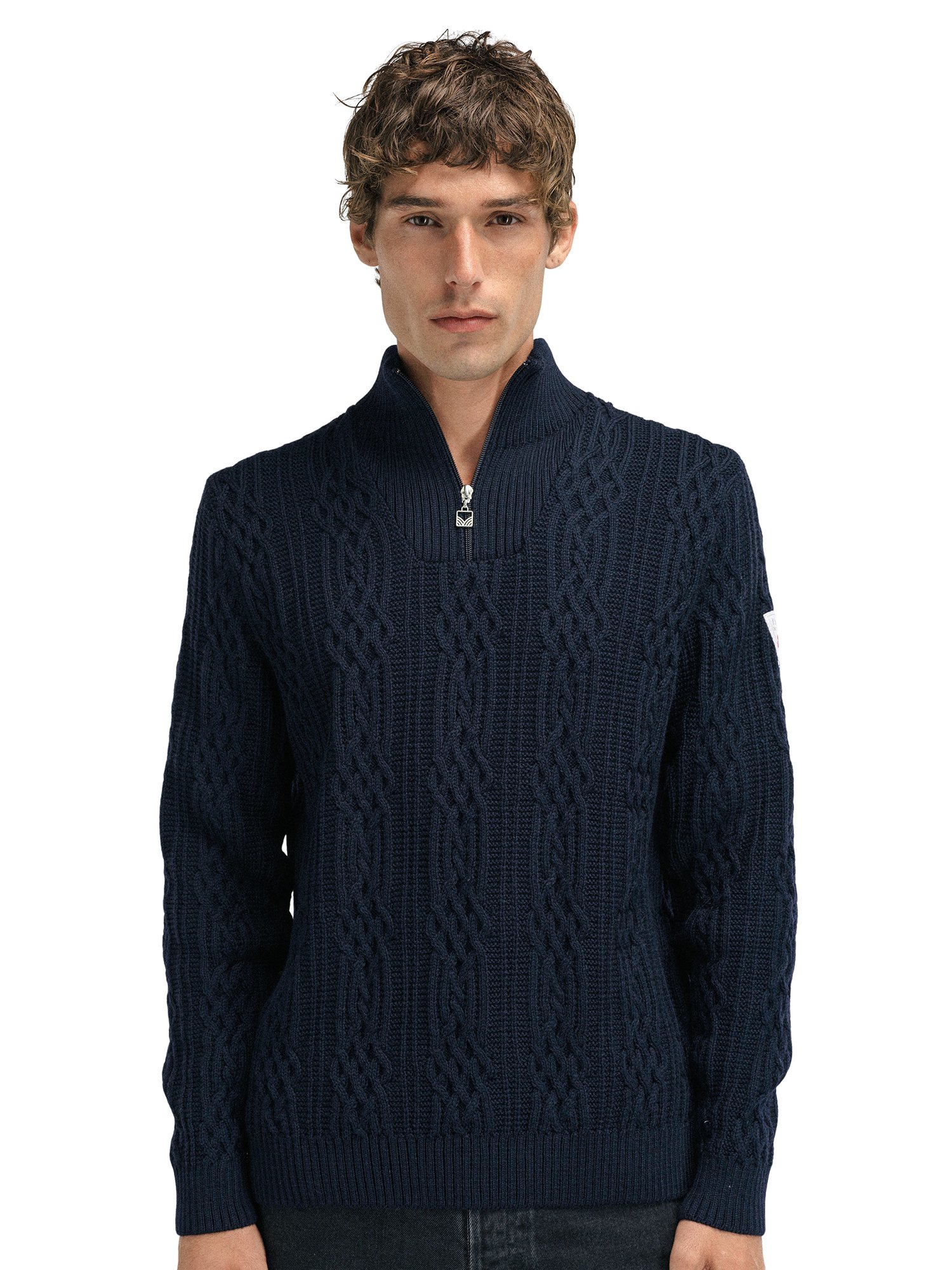 Hoven Knit Sweater - Men - Navy - Dale of Norway - Dale of Norway