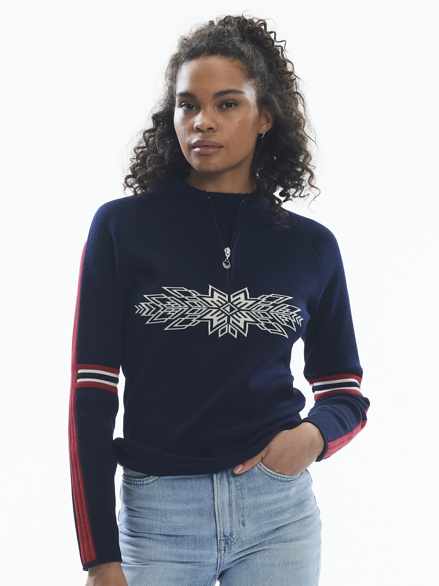 Blue pullover hotsell women's