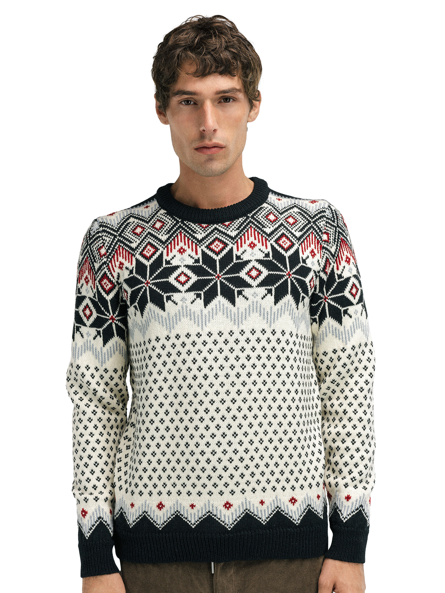 Vegard Sweater - Men - Black/OffWhite - Dale of Norway - Dale of