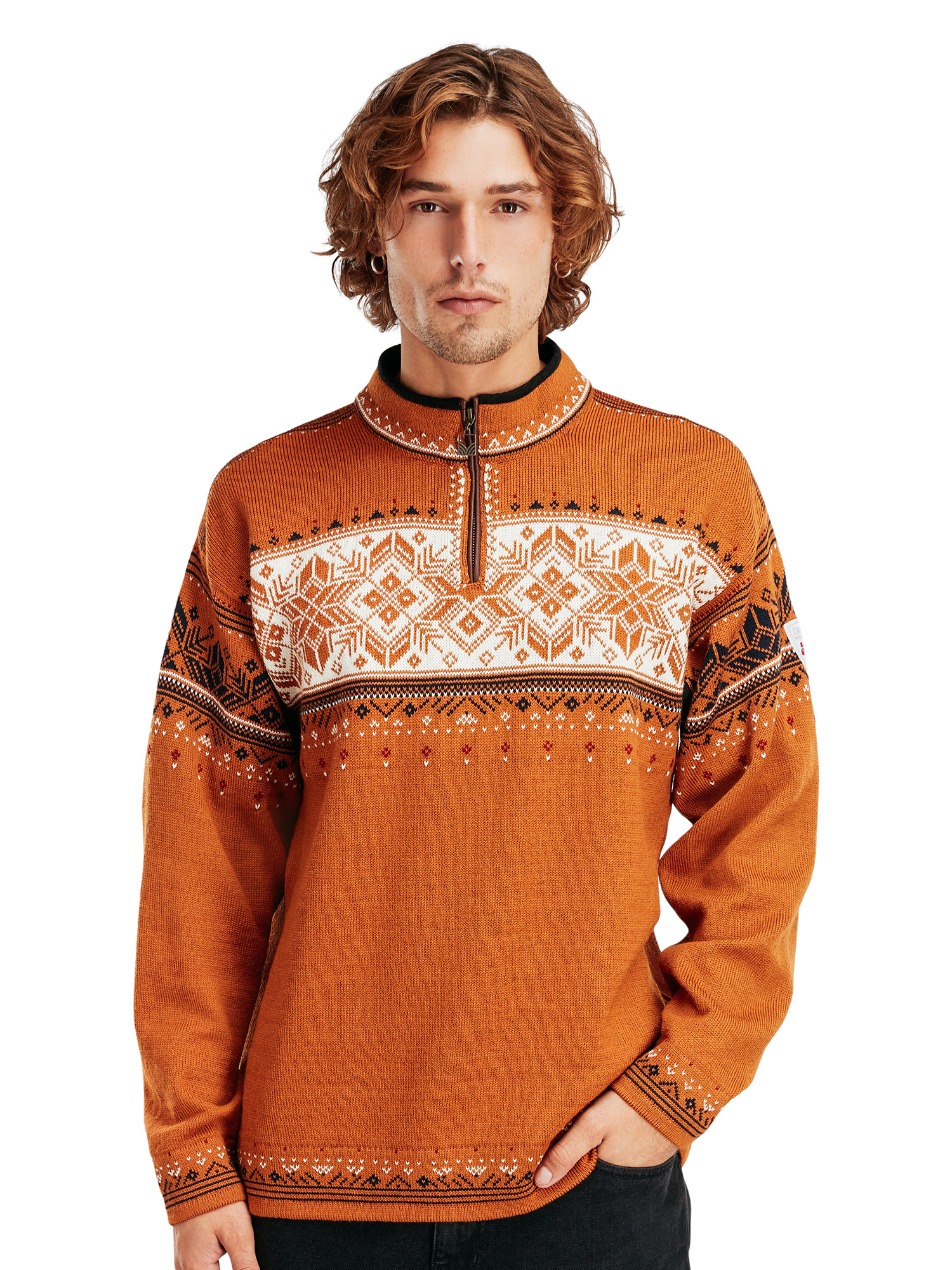 Blyfjell Knit Sweater Men Copper Dale of Norway Dale of Norway