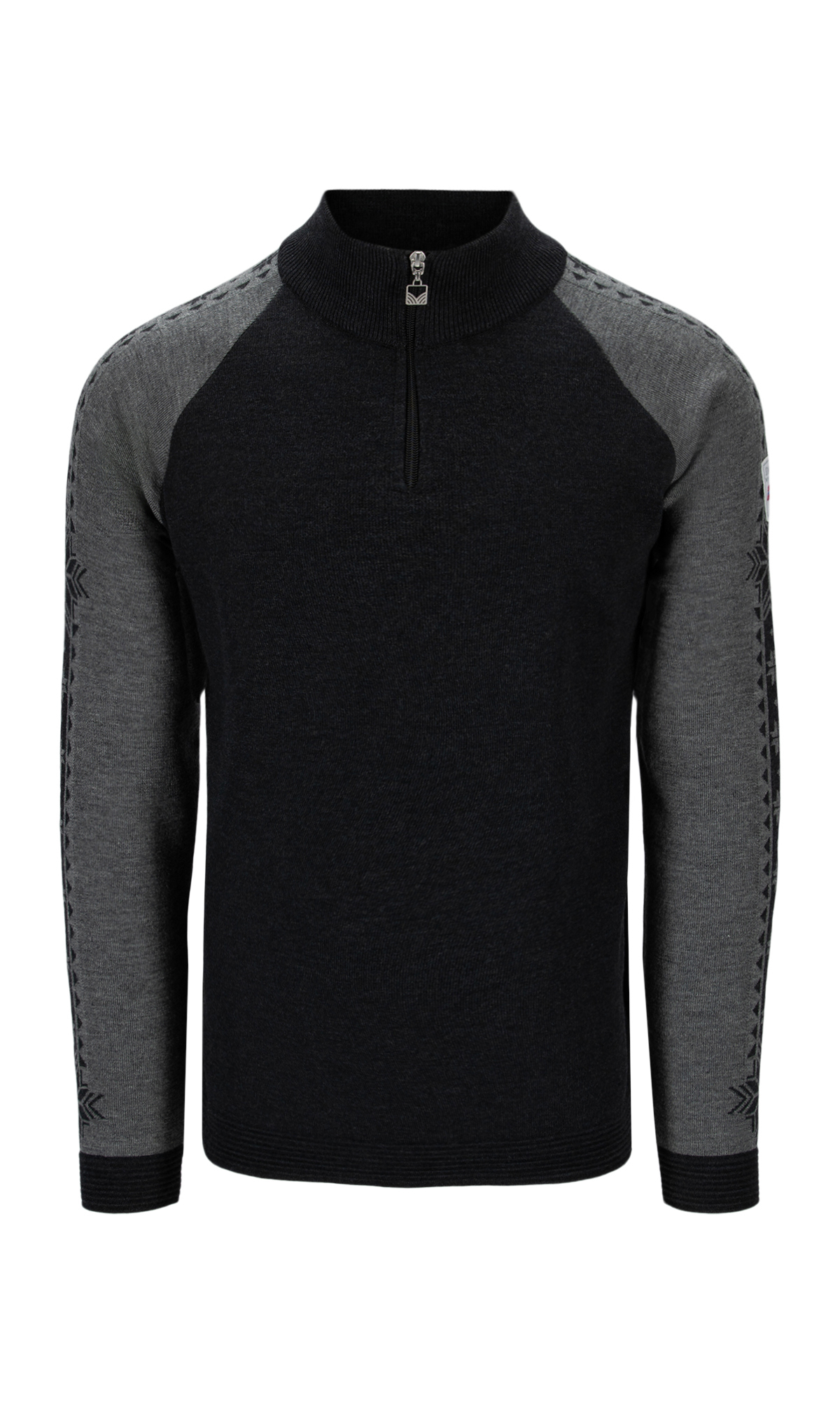 Geilo Men’s Sweater - Merino Wool Darkcharcoal smoke