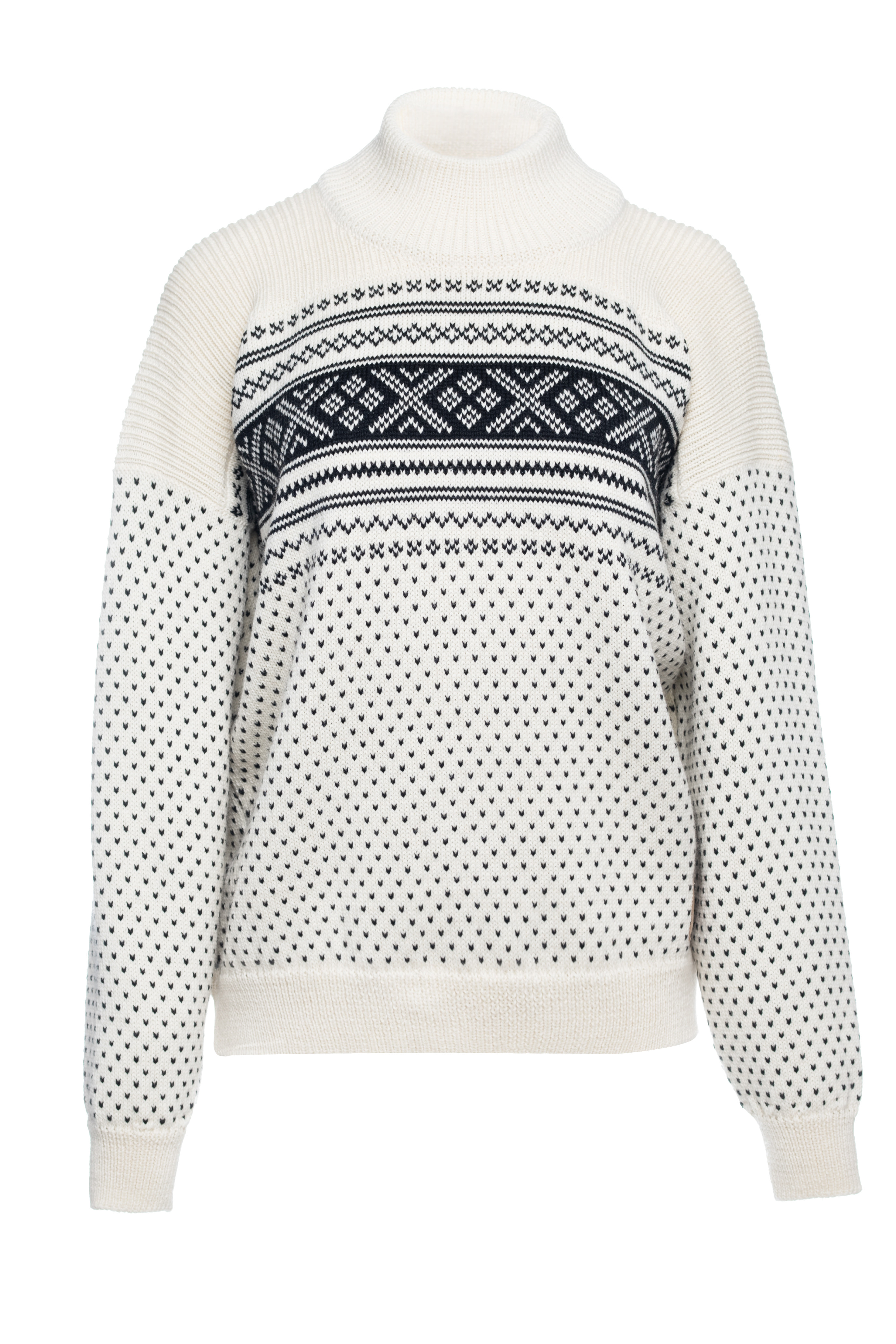 Valløy sweater - Women - Offwhite / Black - Dale of Norway - Dale