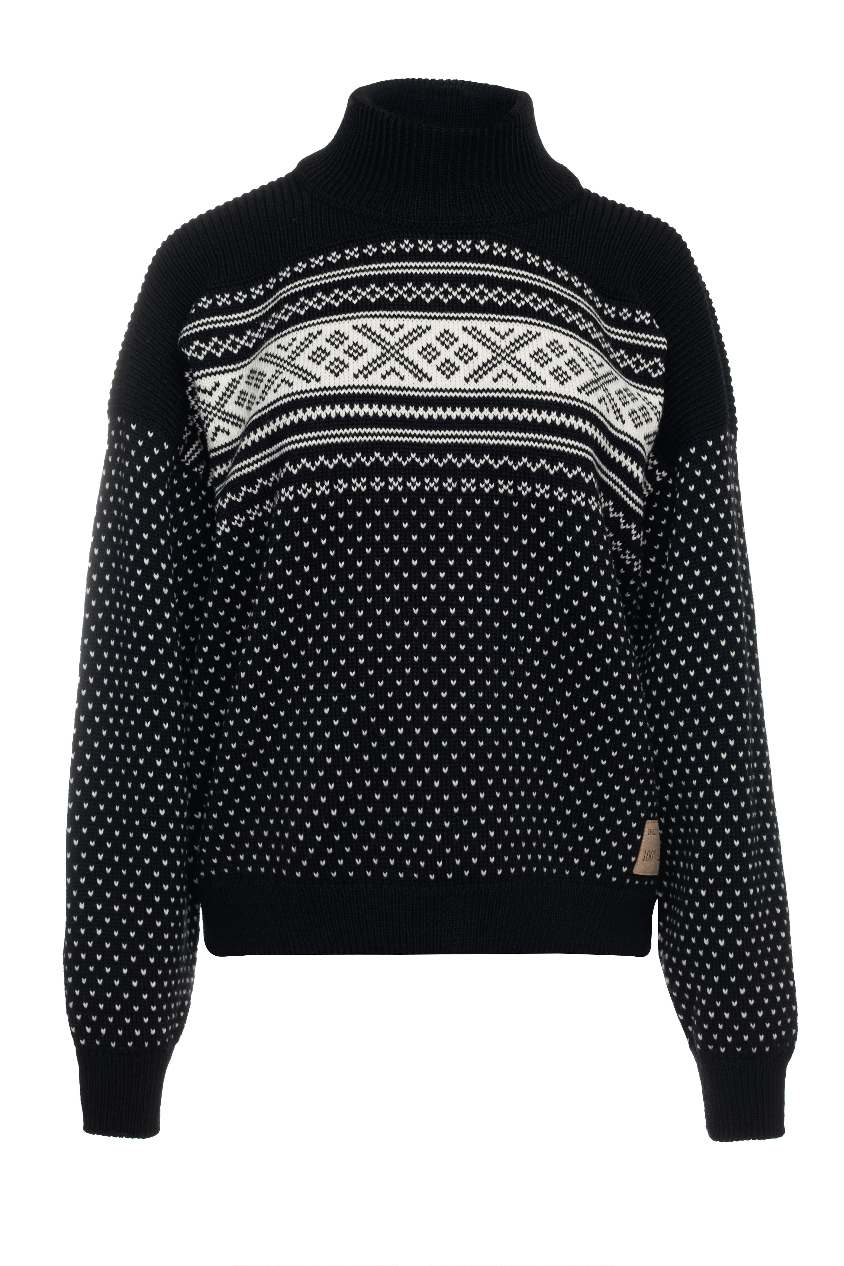 Valløy sweater - Women - Black / Offwhite - Dale of Norway - Dale