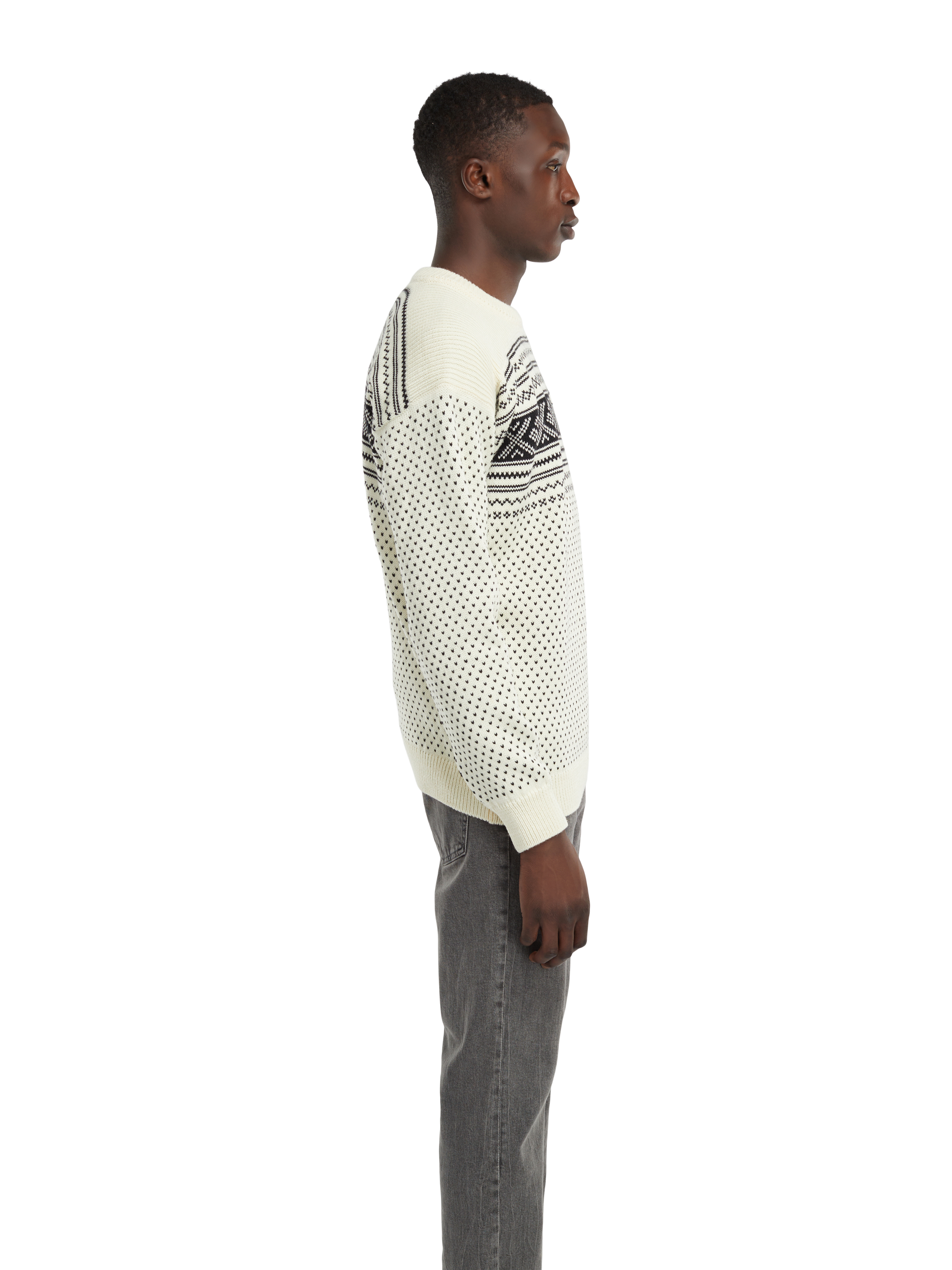 Valløy sweater - Men - Offwhite/Black - Dale of Norway - Dale of