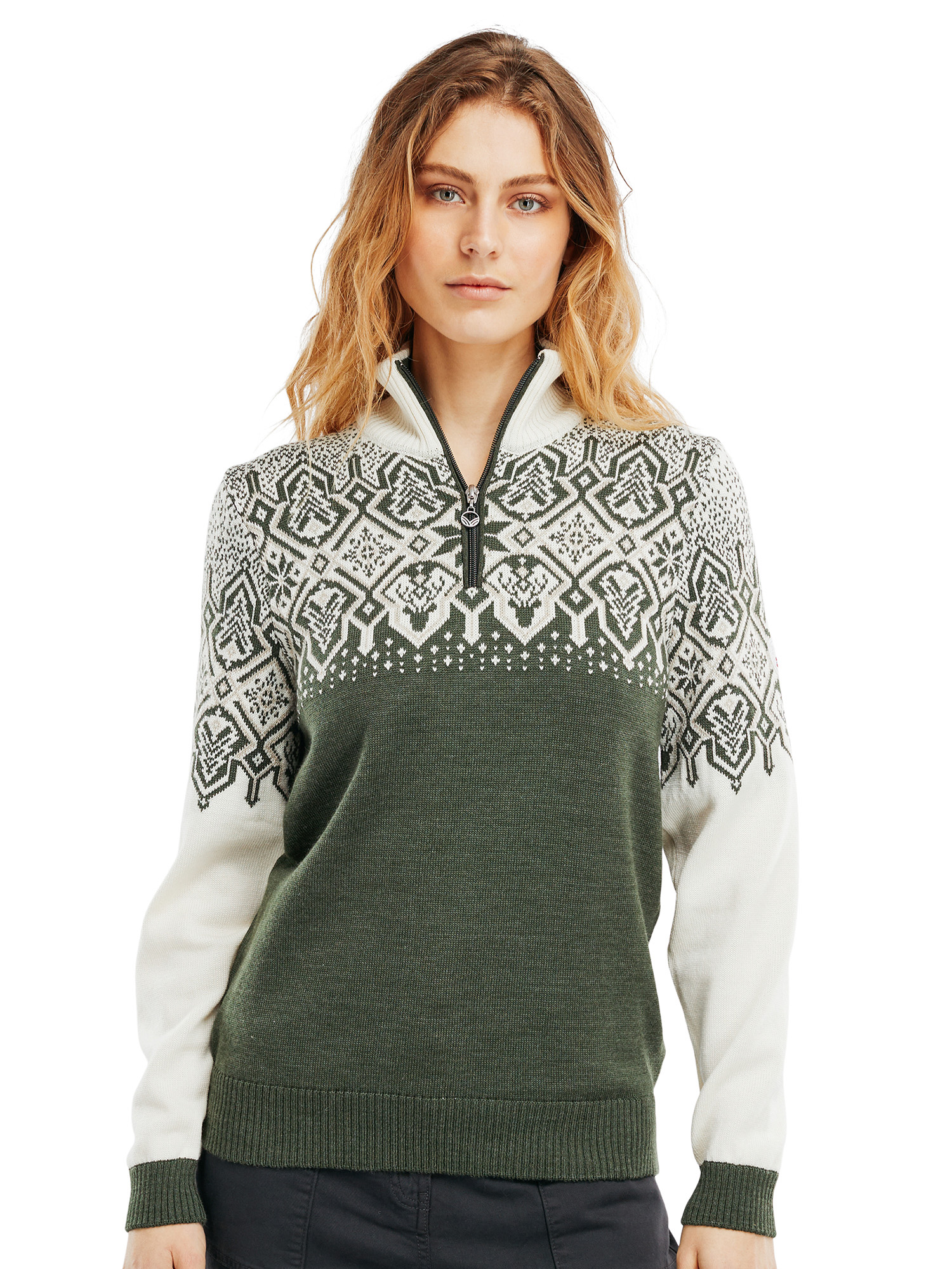 Winterland sweater - Women - Dark Green - Dale of Norway - Dale of