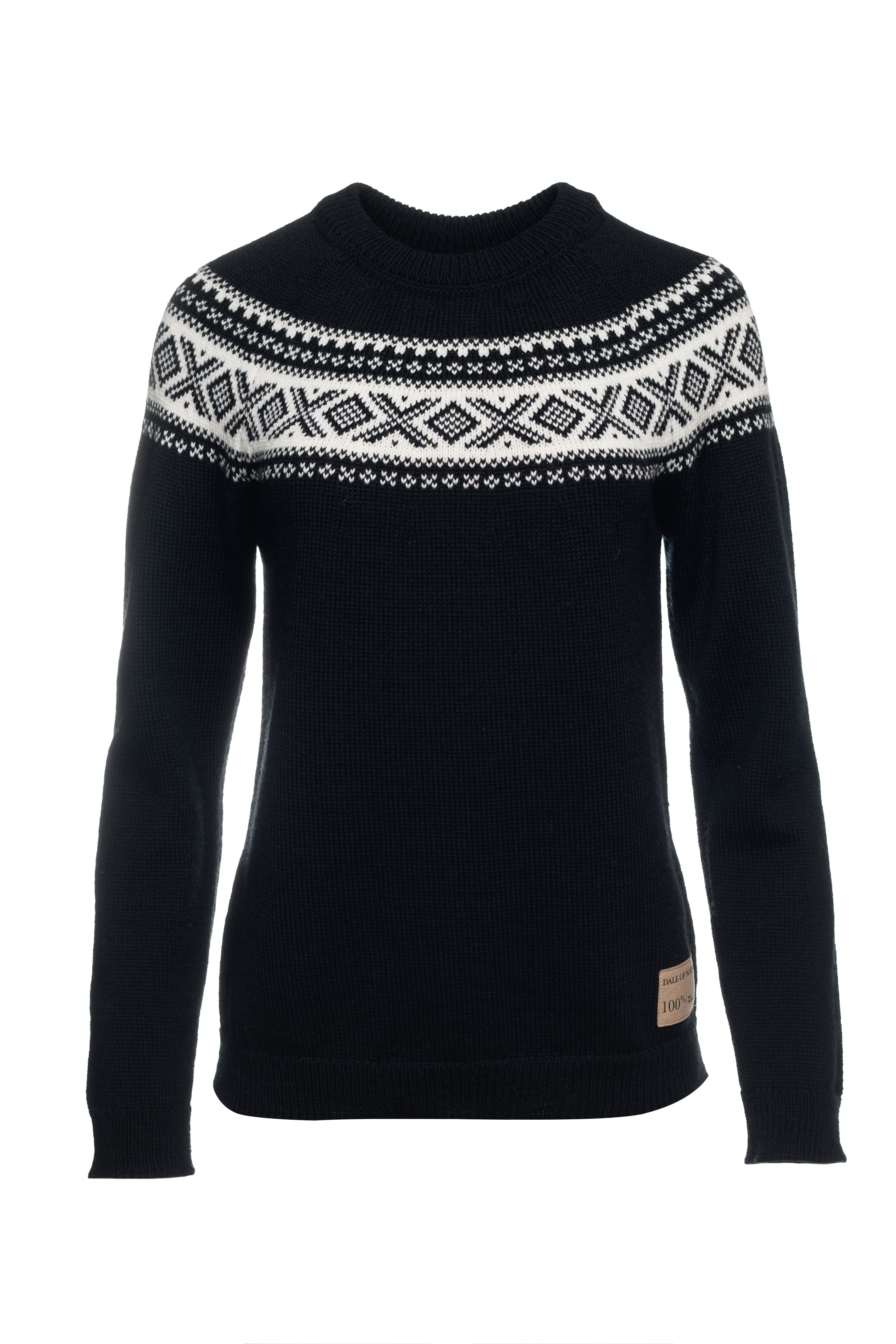 Vågsøy sweater - Women - Black/Offwhite - Dale of Norway - Dale of