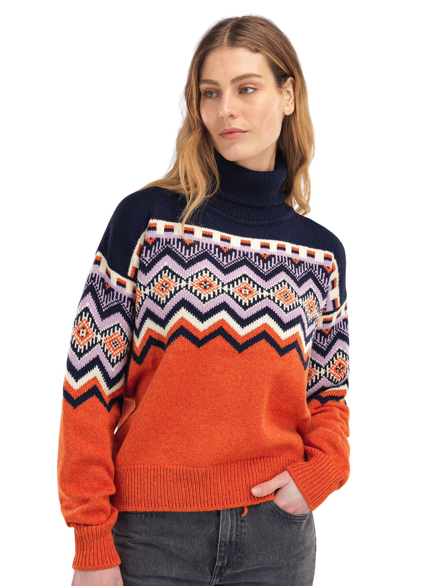Randaberg Sweater - Women - Orange - Dale of Norway - Dale of Norway
