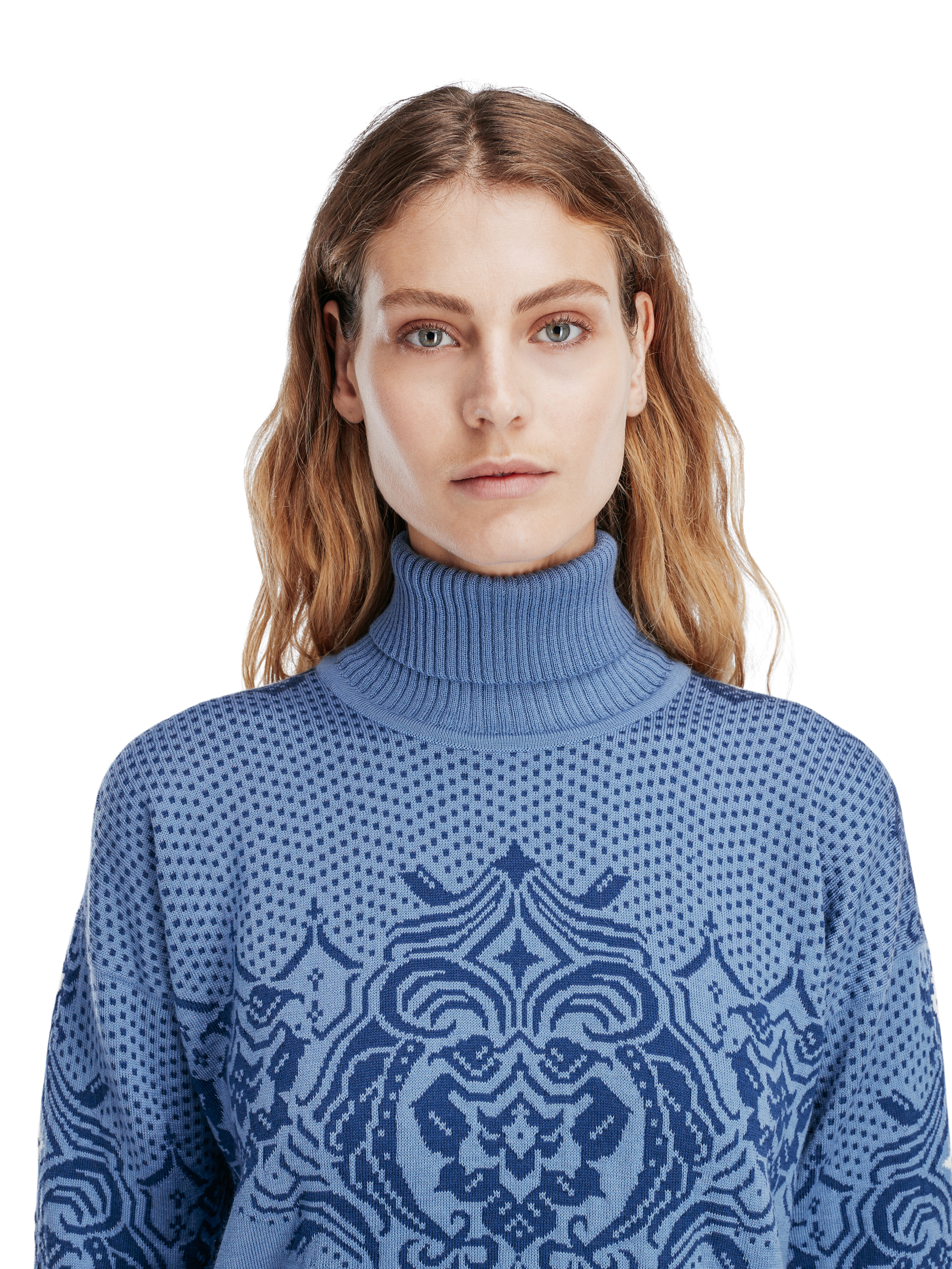 Rosendal women’s sweater Blueshadow Indigo