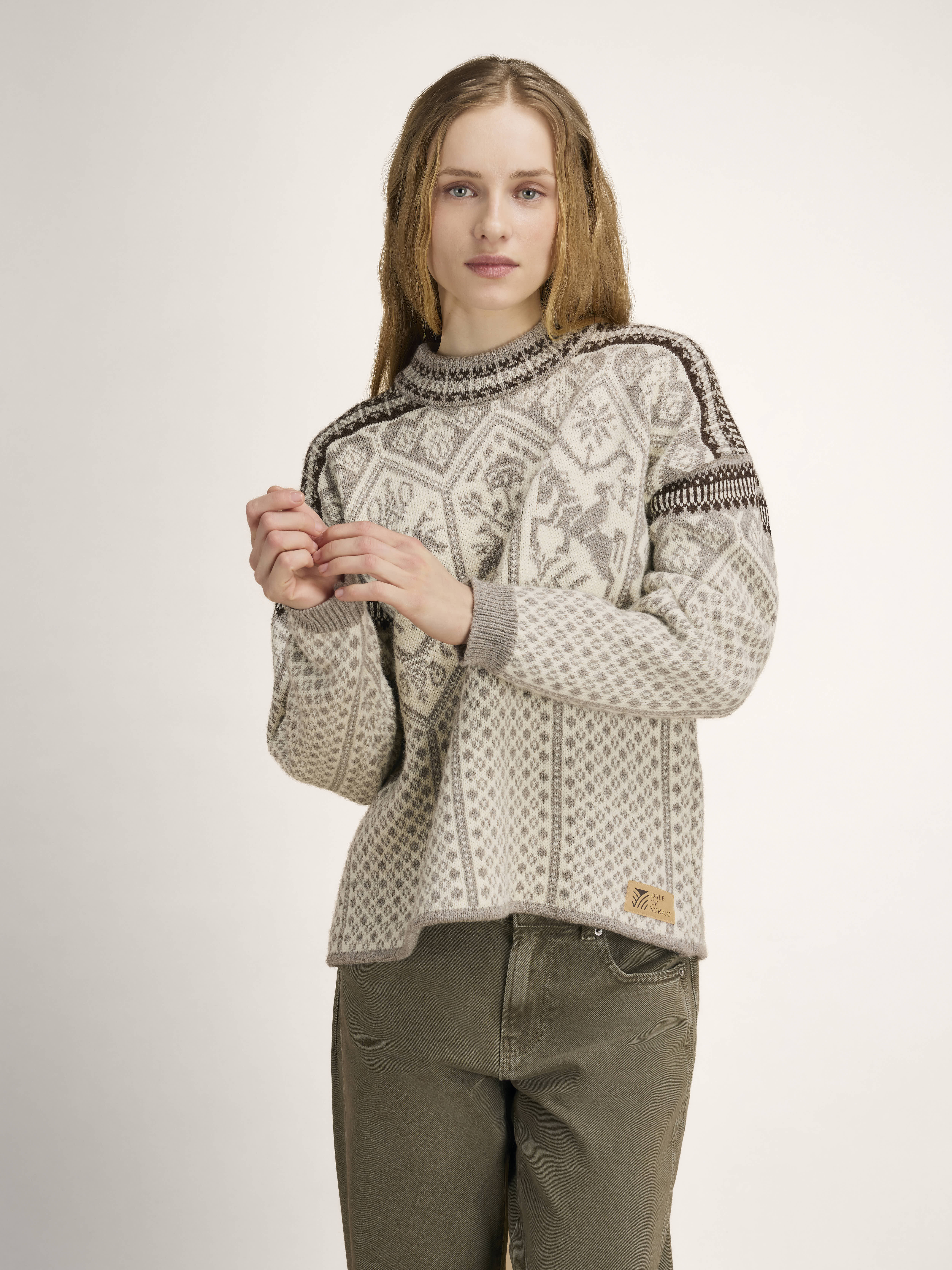 1994 Lillehammer women’s sweater Vanillasugar Naturalwhite Coff