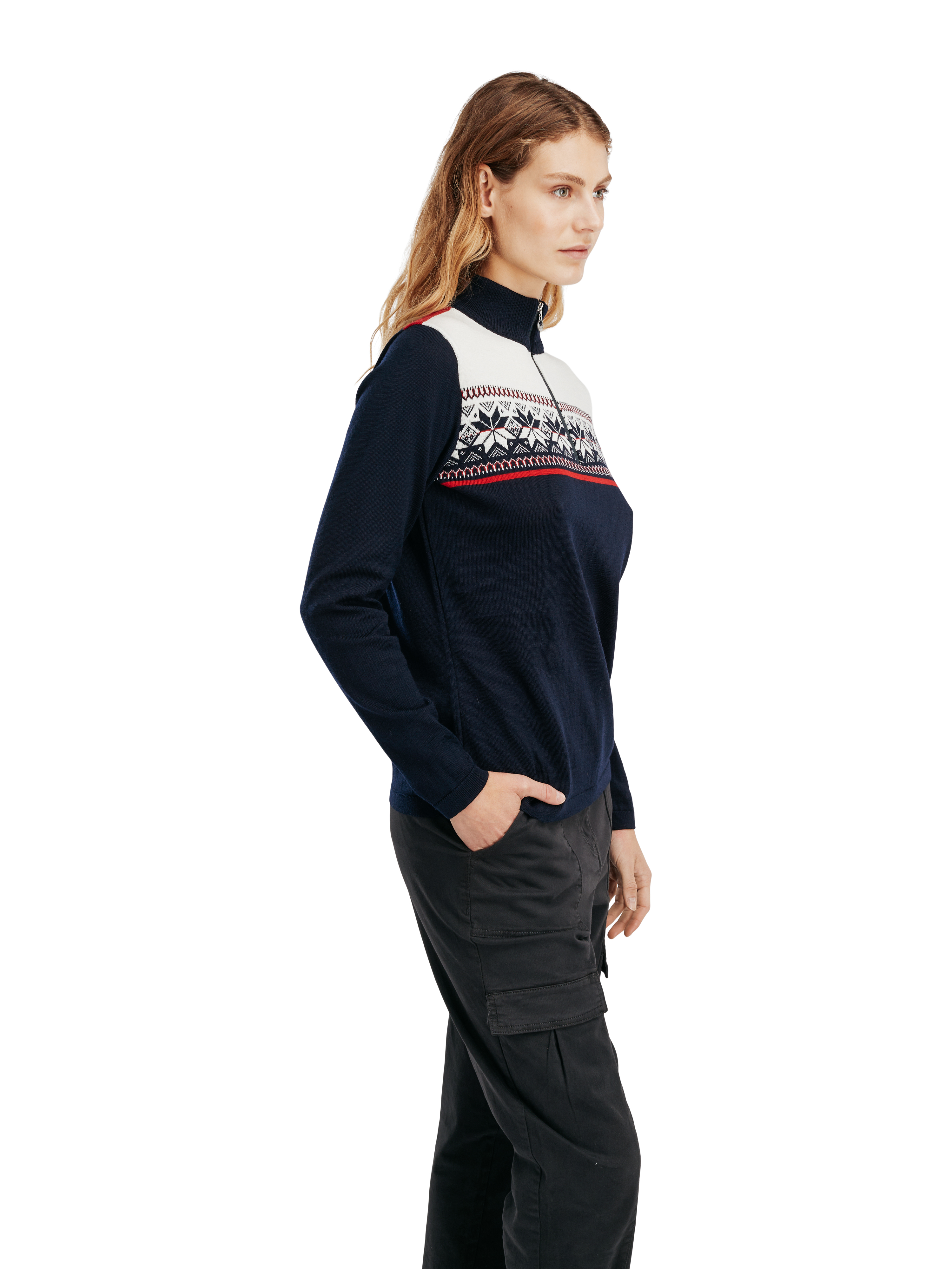 (取寄) ダーレオブノルウェー レディース ダルストーレン セーター Dale of Norway women Dalestolen Sweater Marine 95601-A00-dalestølen-fem-