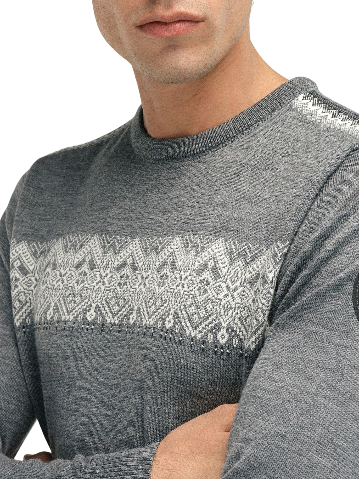 Stenberg Men's Sweater Smoke Offwhite Charcoal