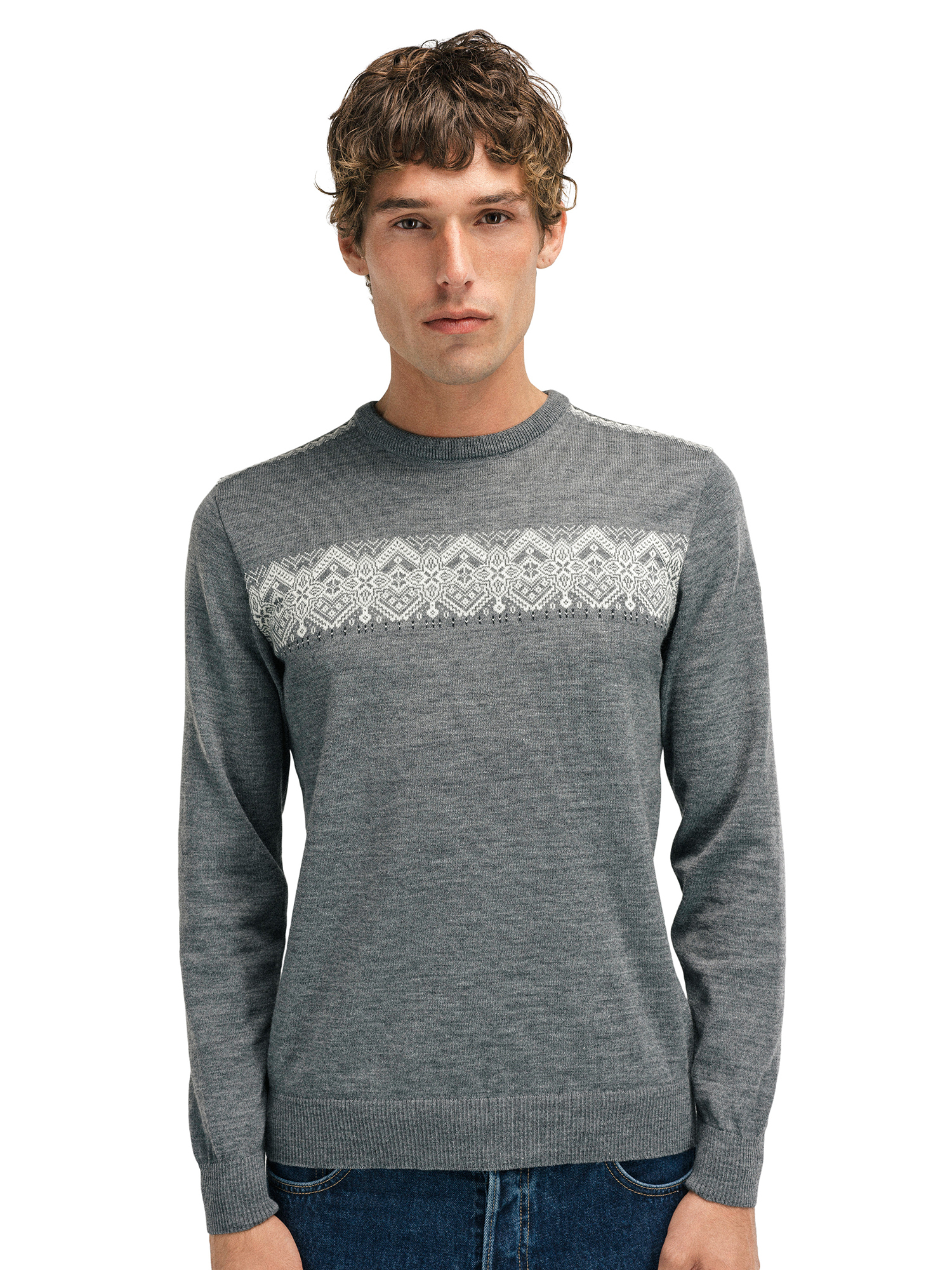 Stenberg Men's Sweater Smoke Offwhite Charcoal