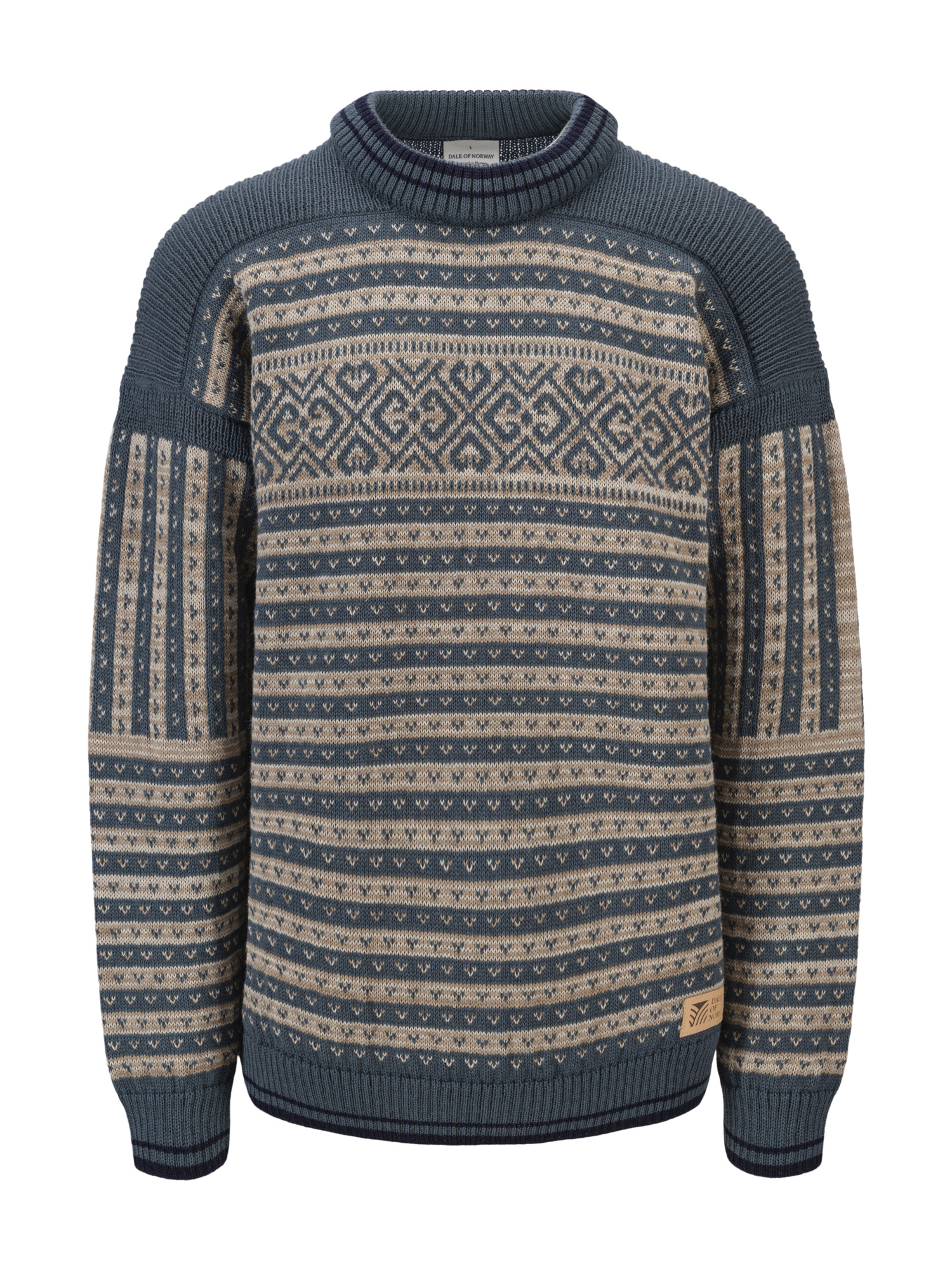 Ramberg Men's Sweater Steel Marine Montainstone Sand