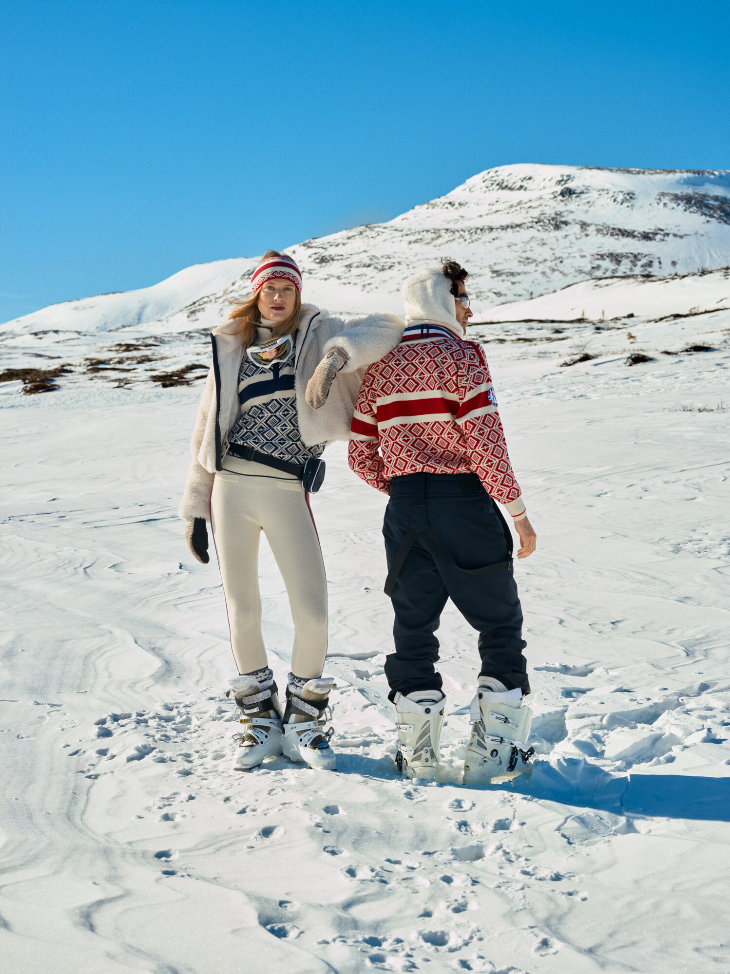 Team Norway Cortina Women’s Ski Sweater Navy Offwhite
