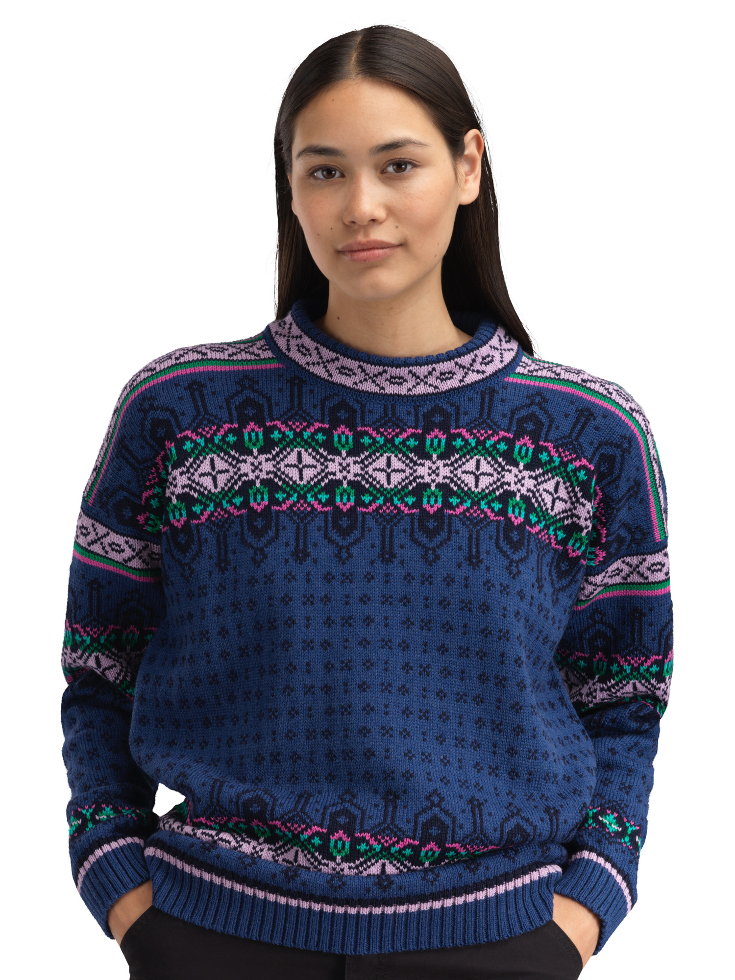Albertville Women's Sweater Indigo Marine