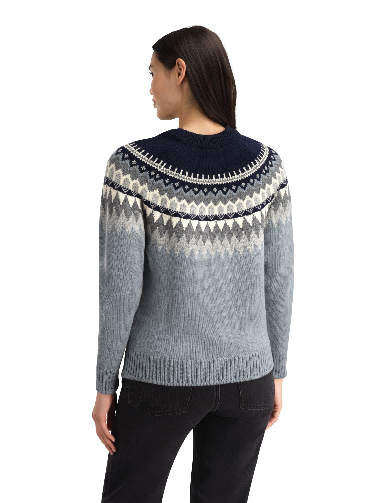 Losna Women's Sweater Mid Blue Melange